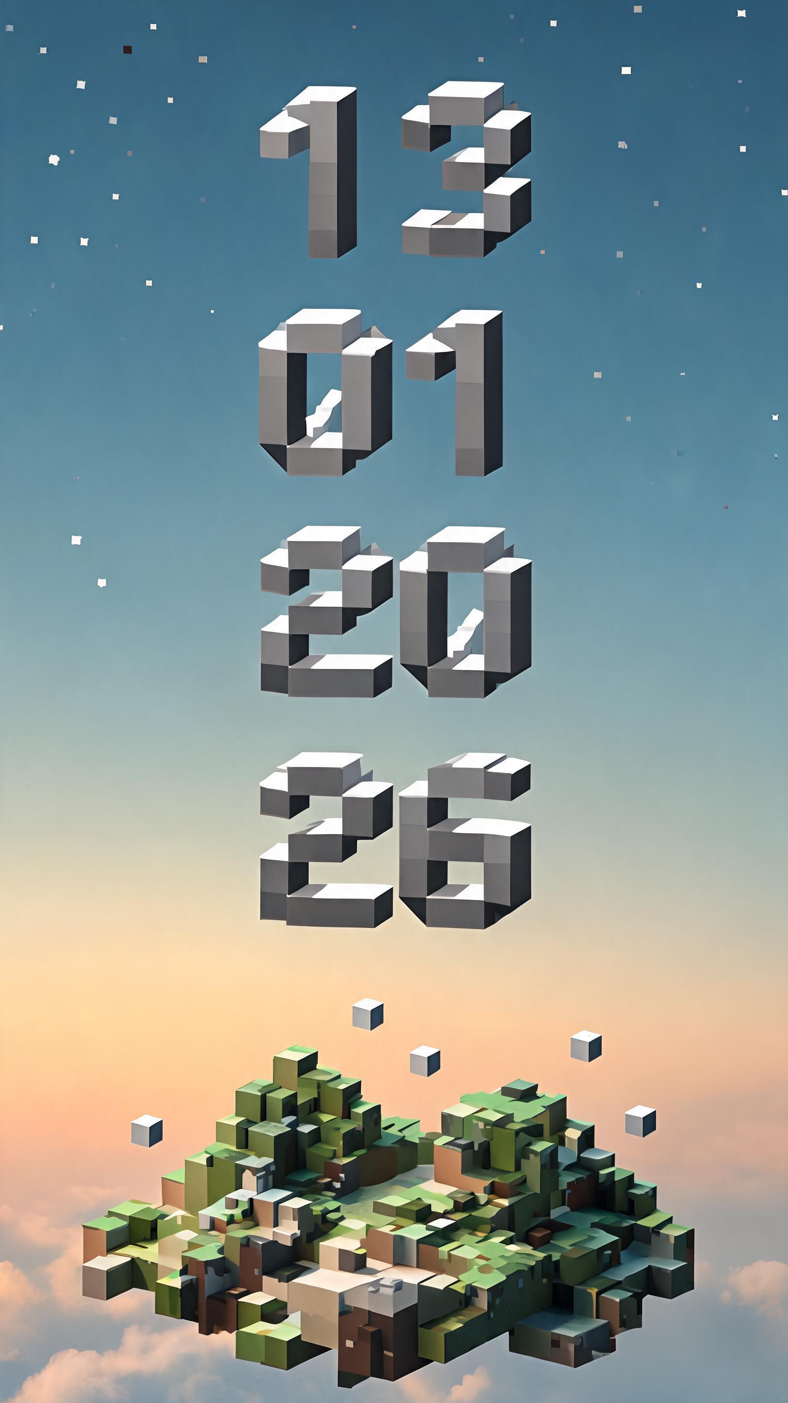 "13
01
20
26" —  | AI Text Effect Generator