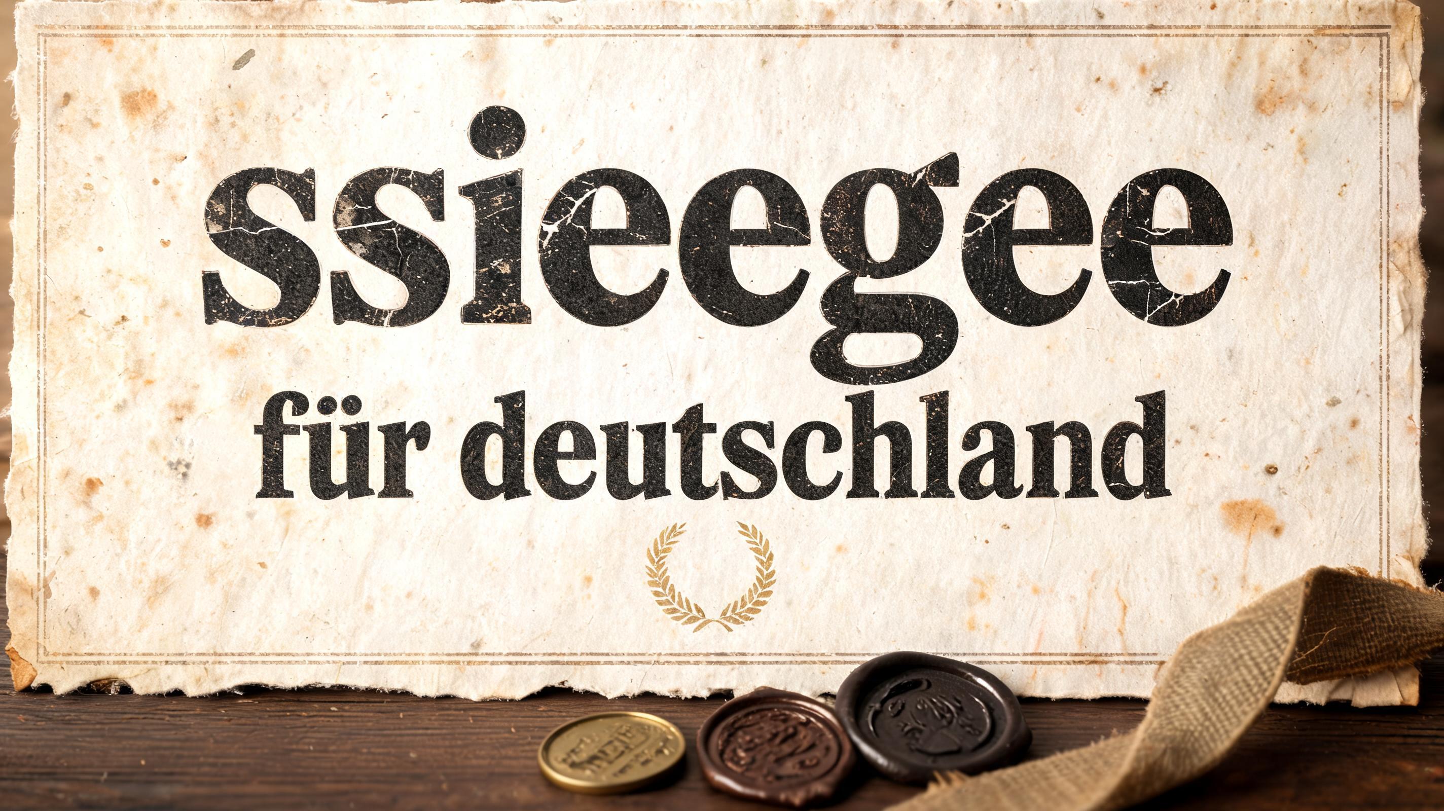 "ssieegee für deutschland" — Vintage | AI Text Effect Generator