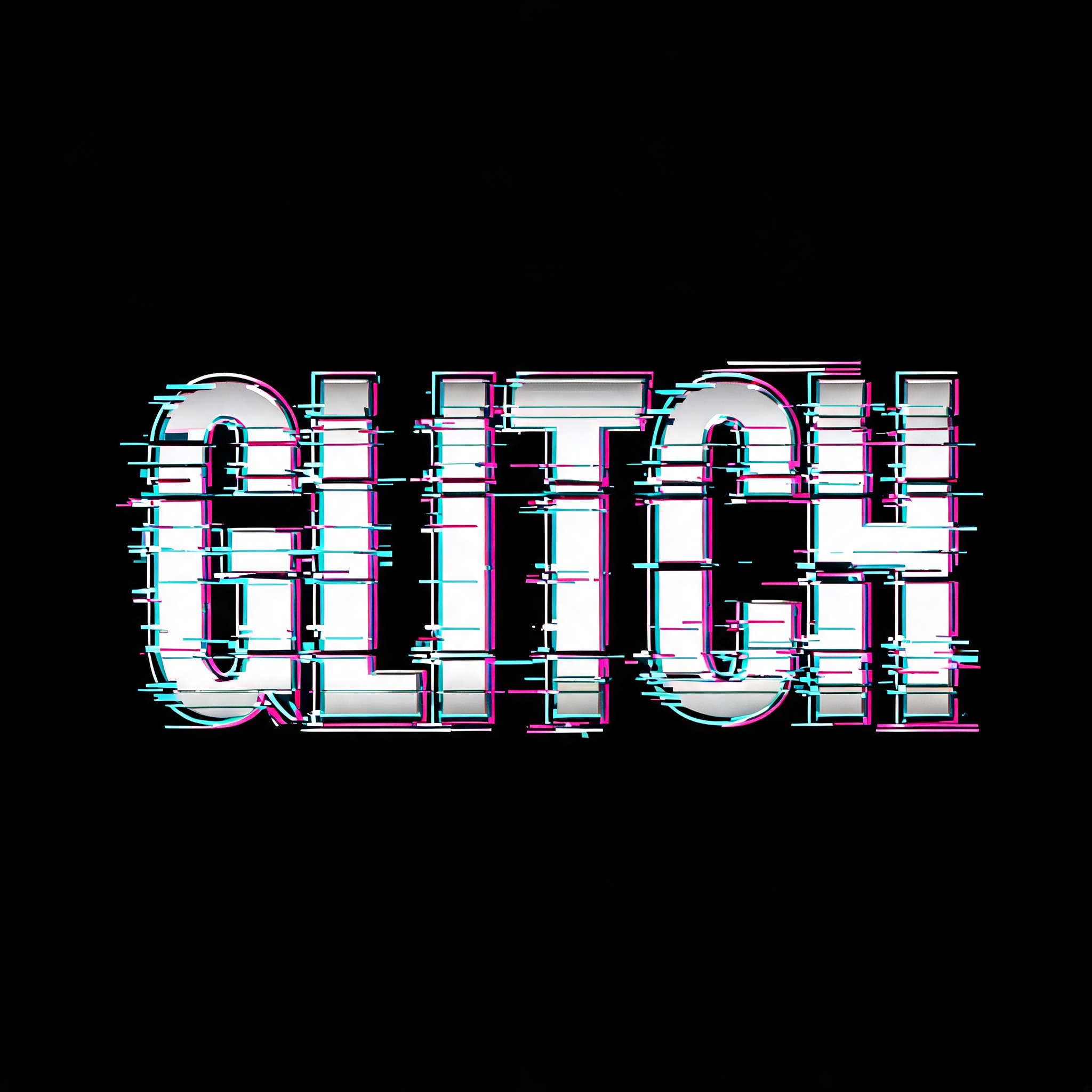 "GLITCH" — Cyberpunk | AI Text Effect Generator