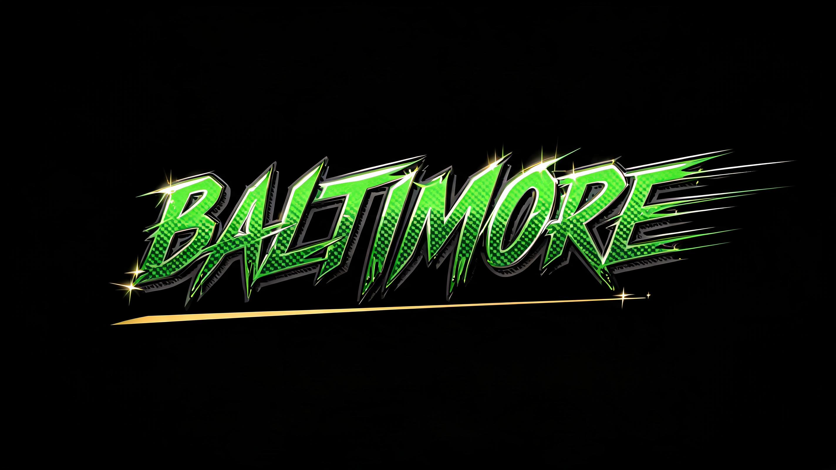 "BALTIMORE" — Racing | AI Text Effect Generator
