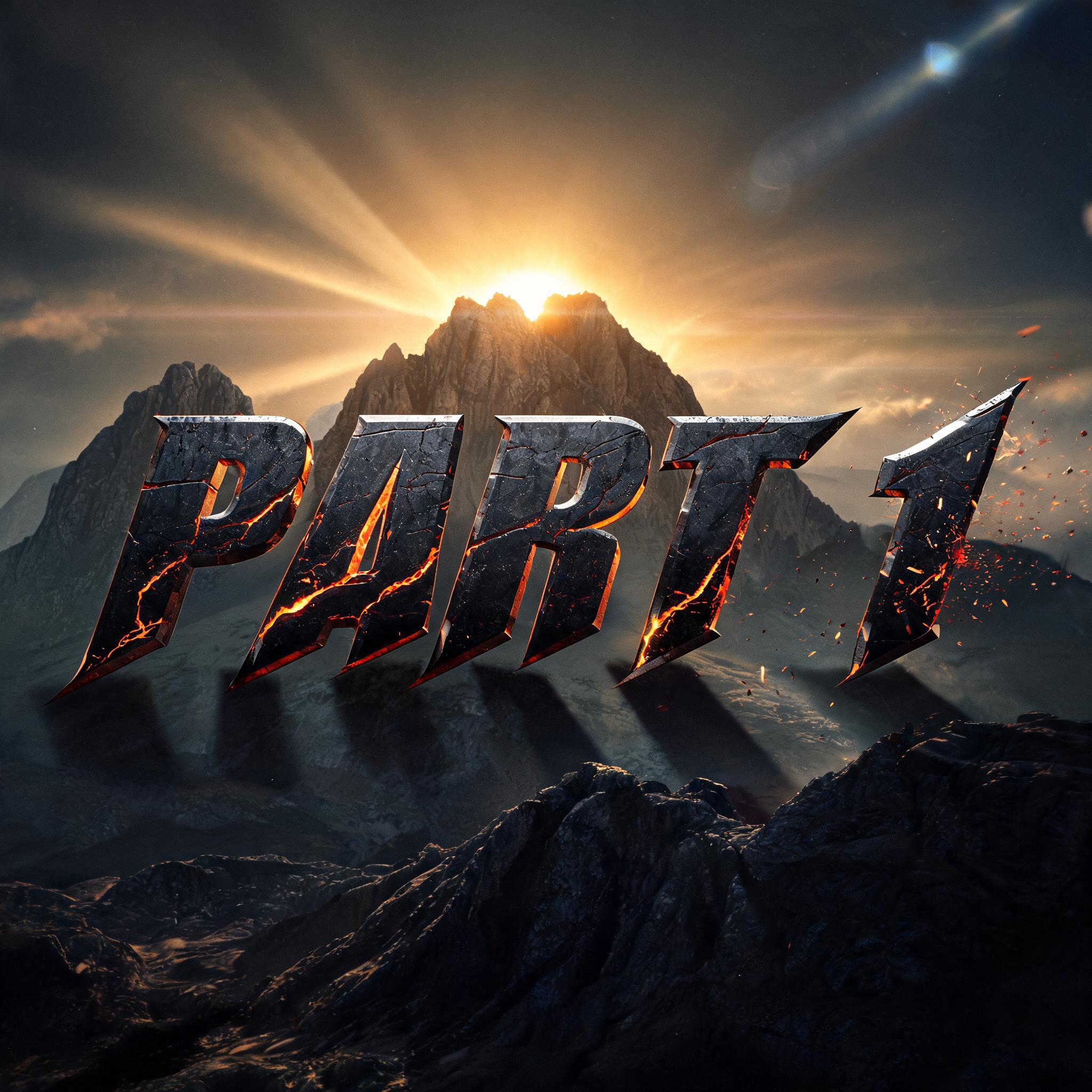"PART 1" — Post Apocalyptic | AI Text Effect Generator