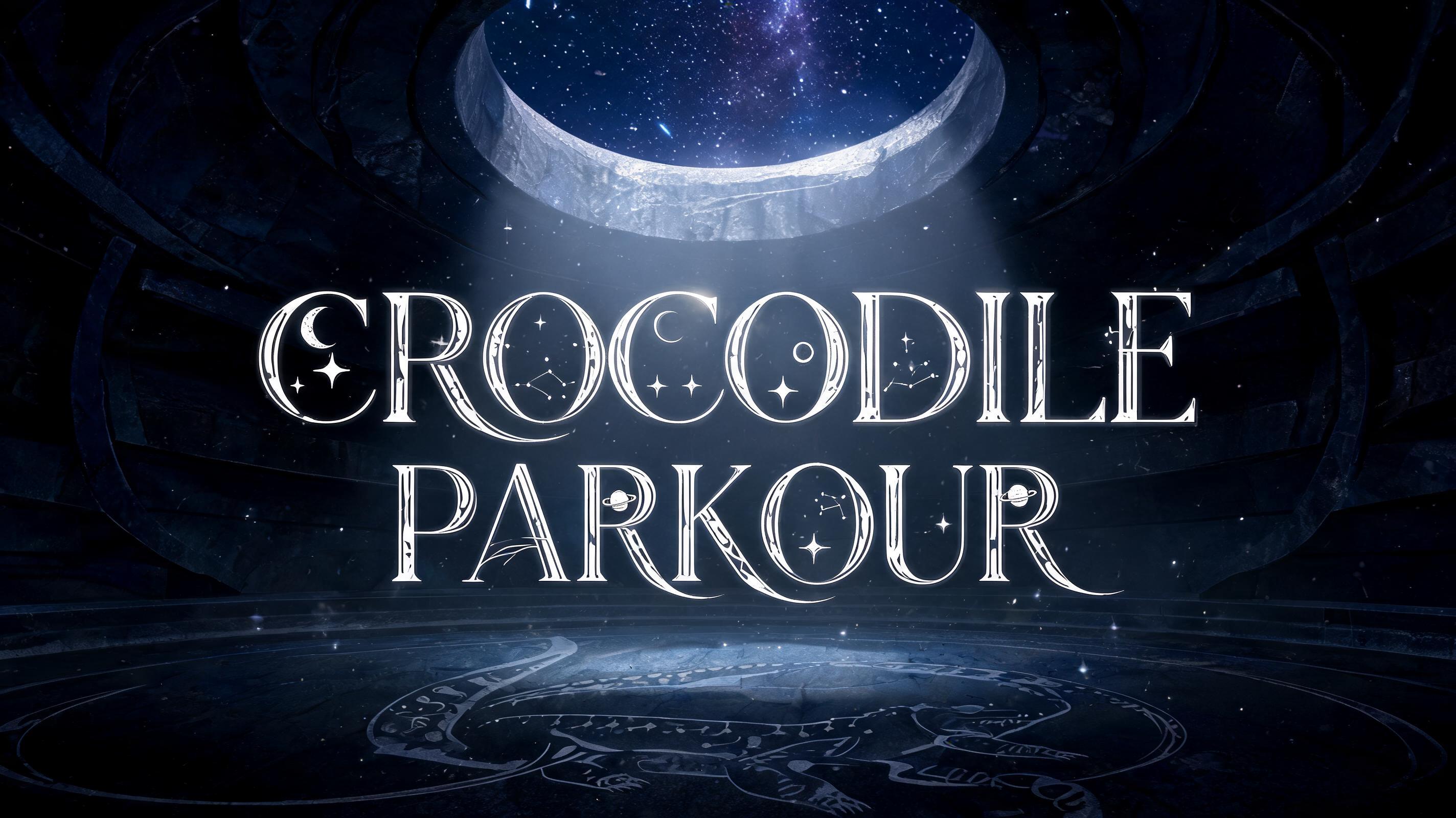 "CROCODILE PARKOUR
" — Celestial Symbol | AI Text Effect Generator