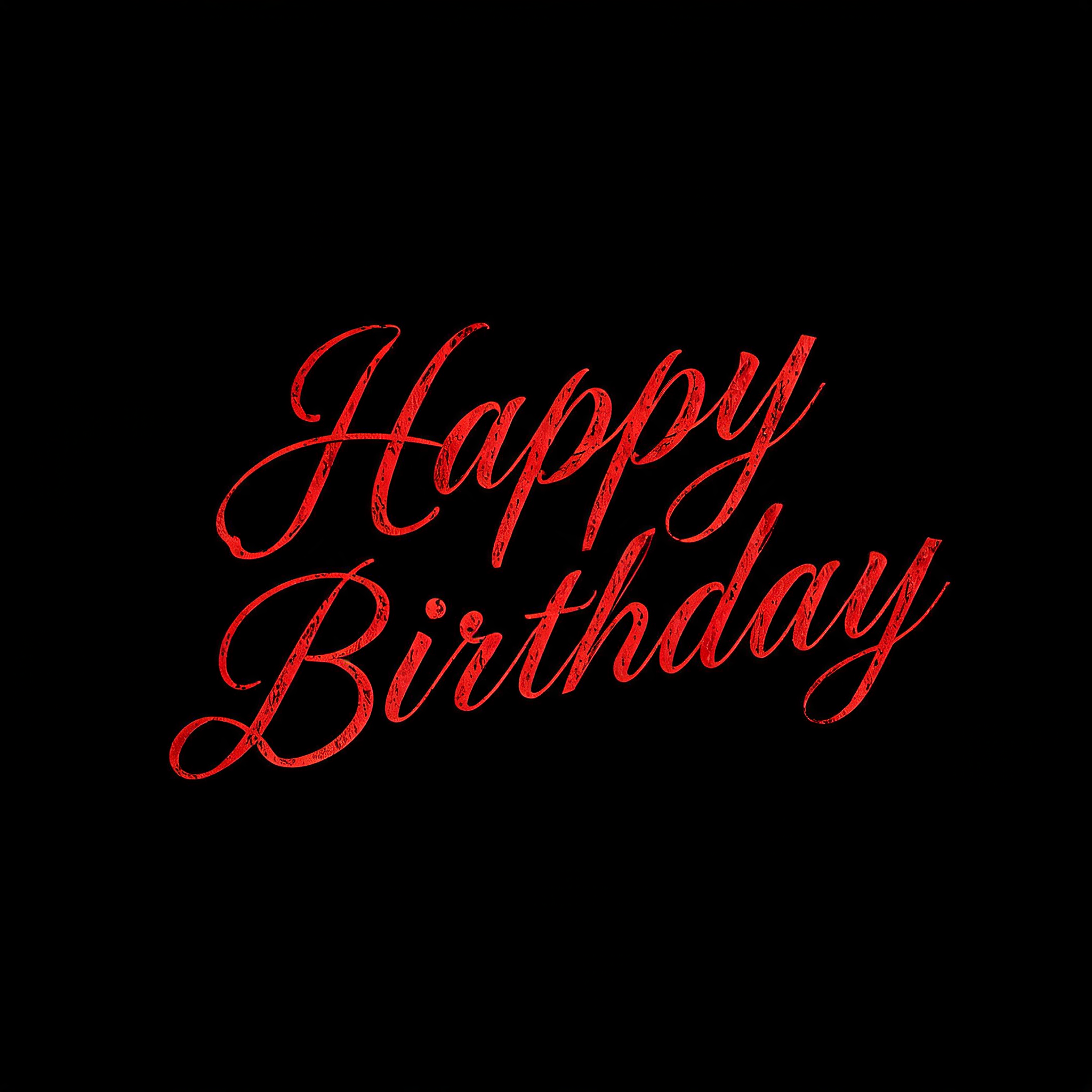"Happy Birthday" — Vintage | AI Text Effect Generator