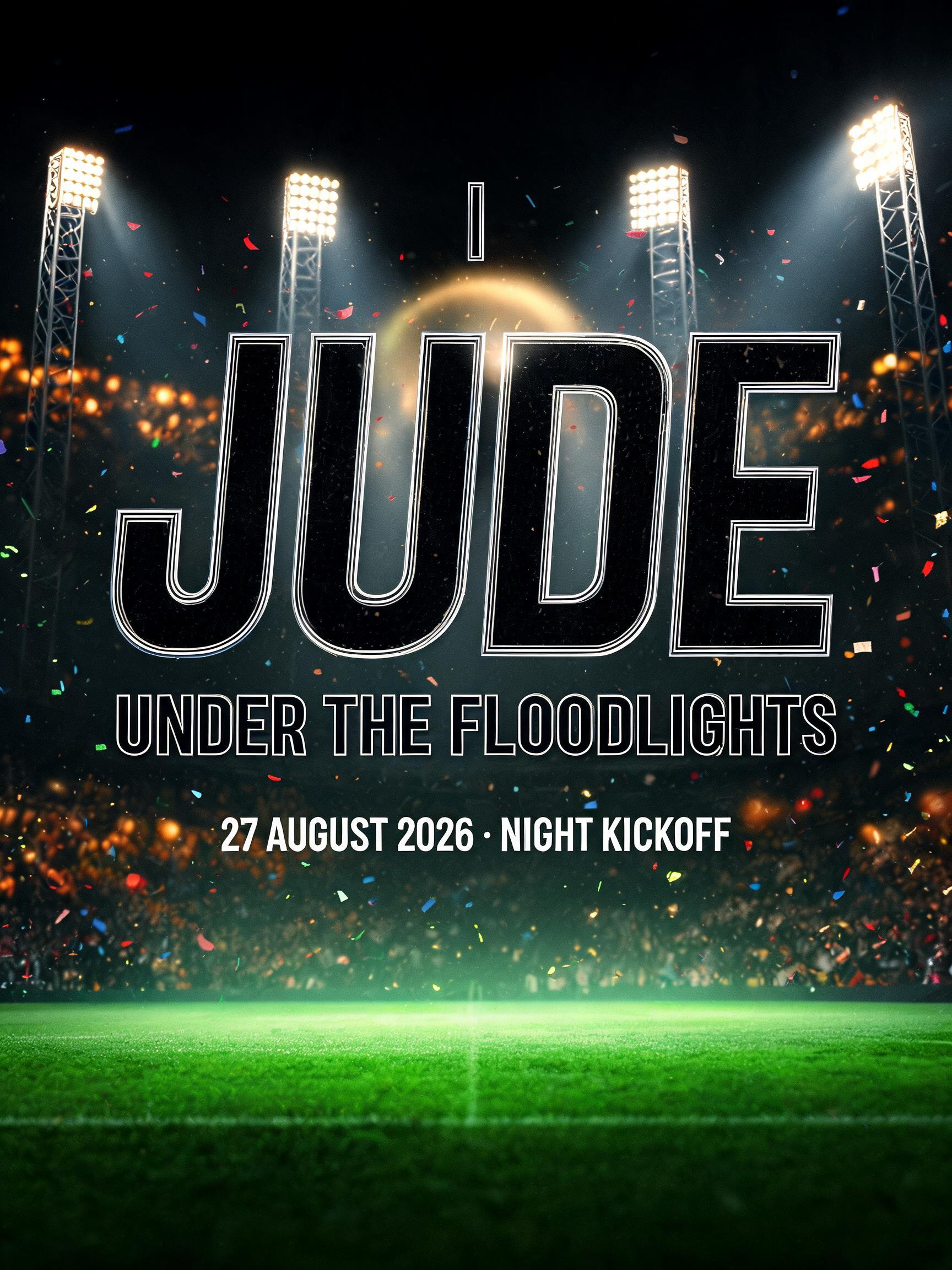 "I    JUDE" — Sports Football | AI Text Effect Generator