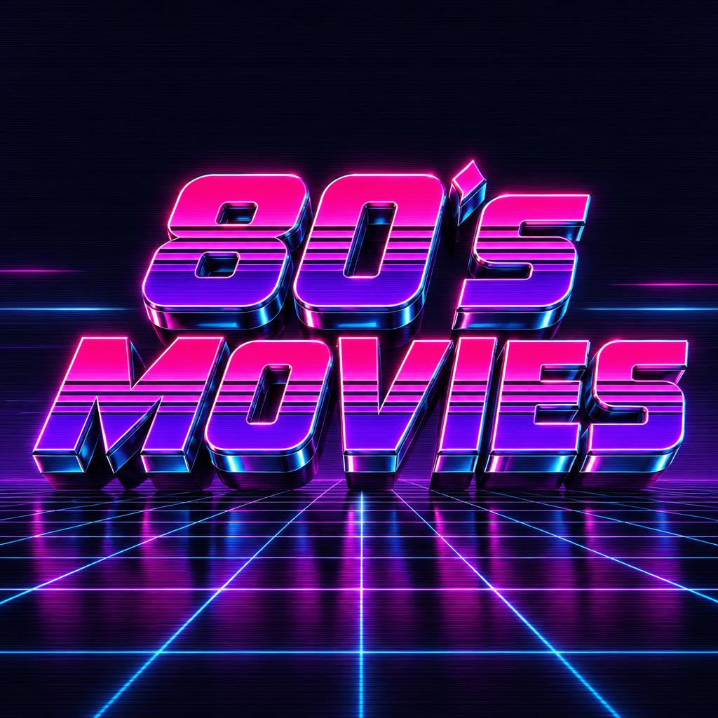 "80's Movies" — Neon 80s | AI Text Effect Generator