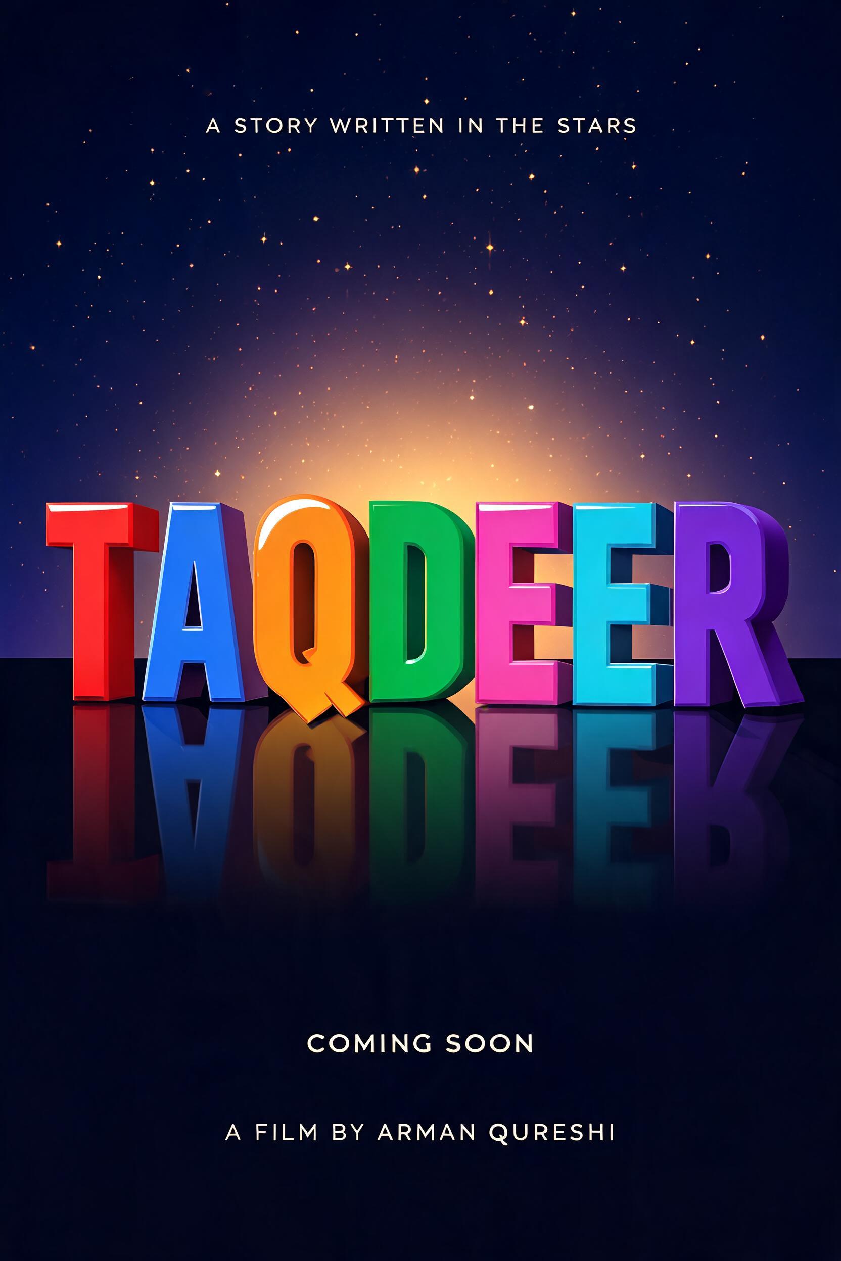 "Taqdeer" — 3d Bold | AI Text Effect Generator
