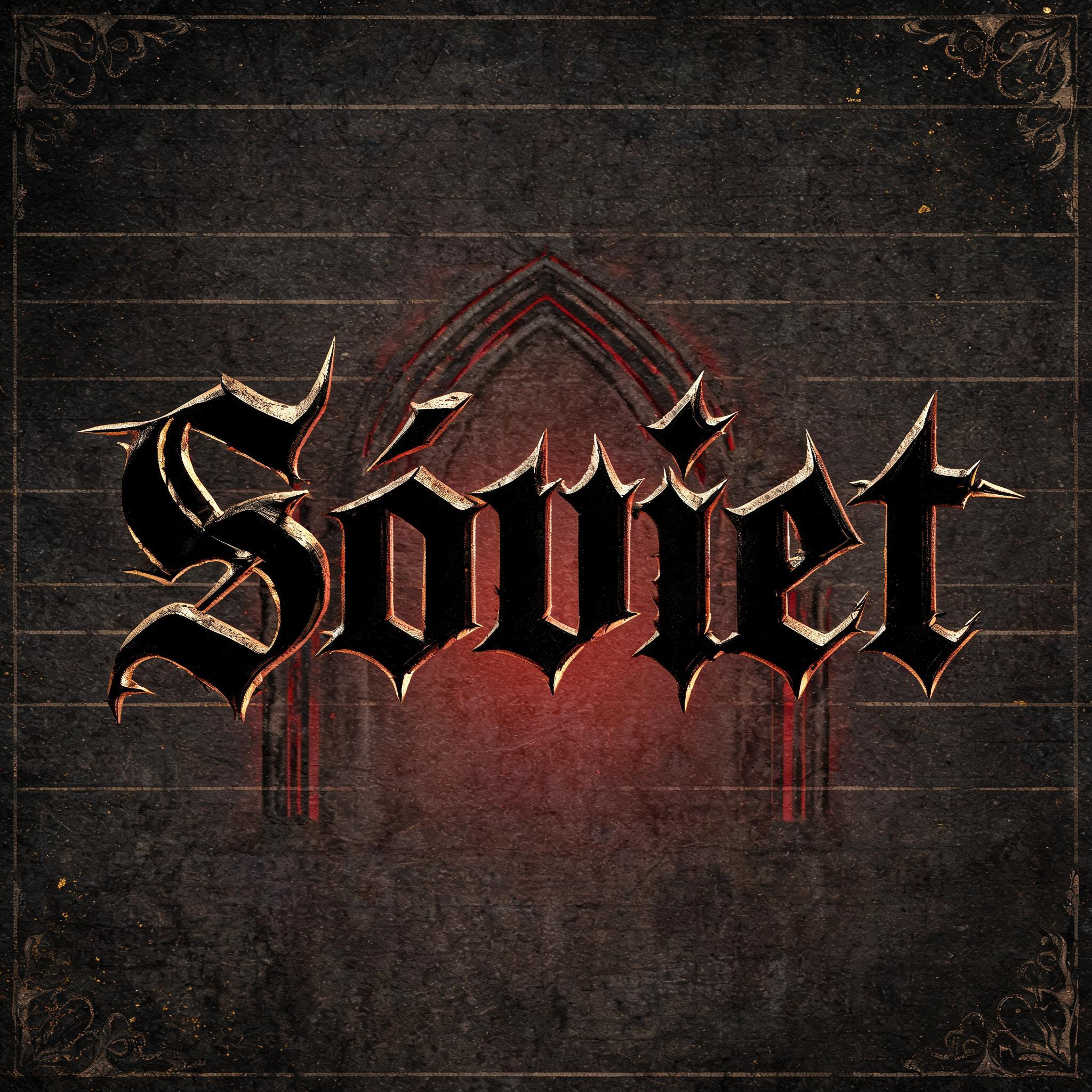 "Sóviet" — Gothic Font | AI Text Effect Generator