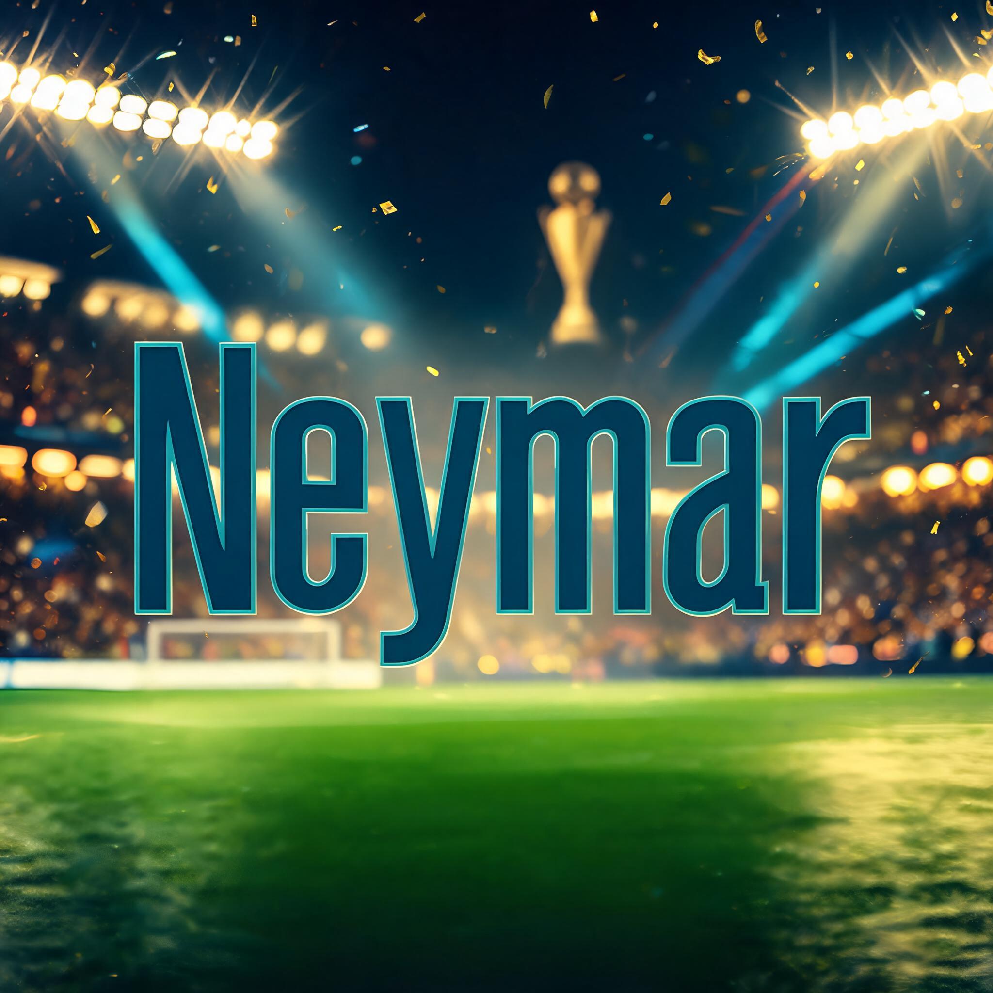"Neymar" — Sports Football | AI Text Effect Generator