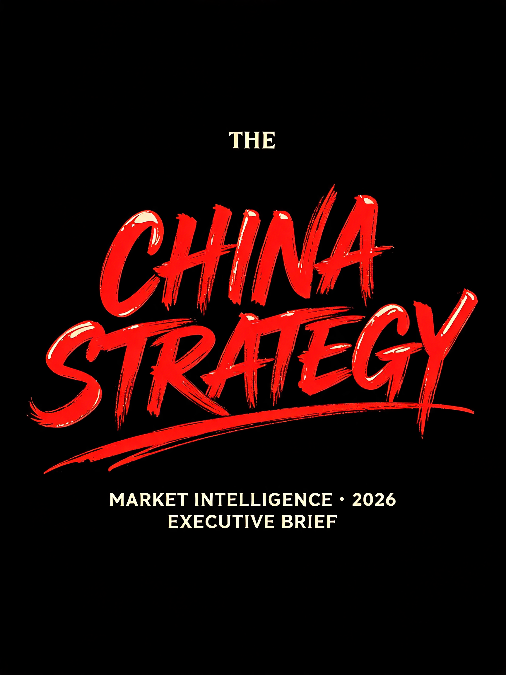 "Make me painted brush letters that say THE CHINA STRATEGY with loaded ink strokes" — Brush Stroke | AI Text Effect Generator