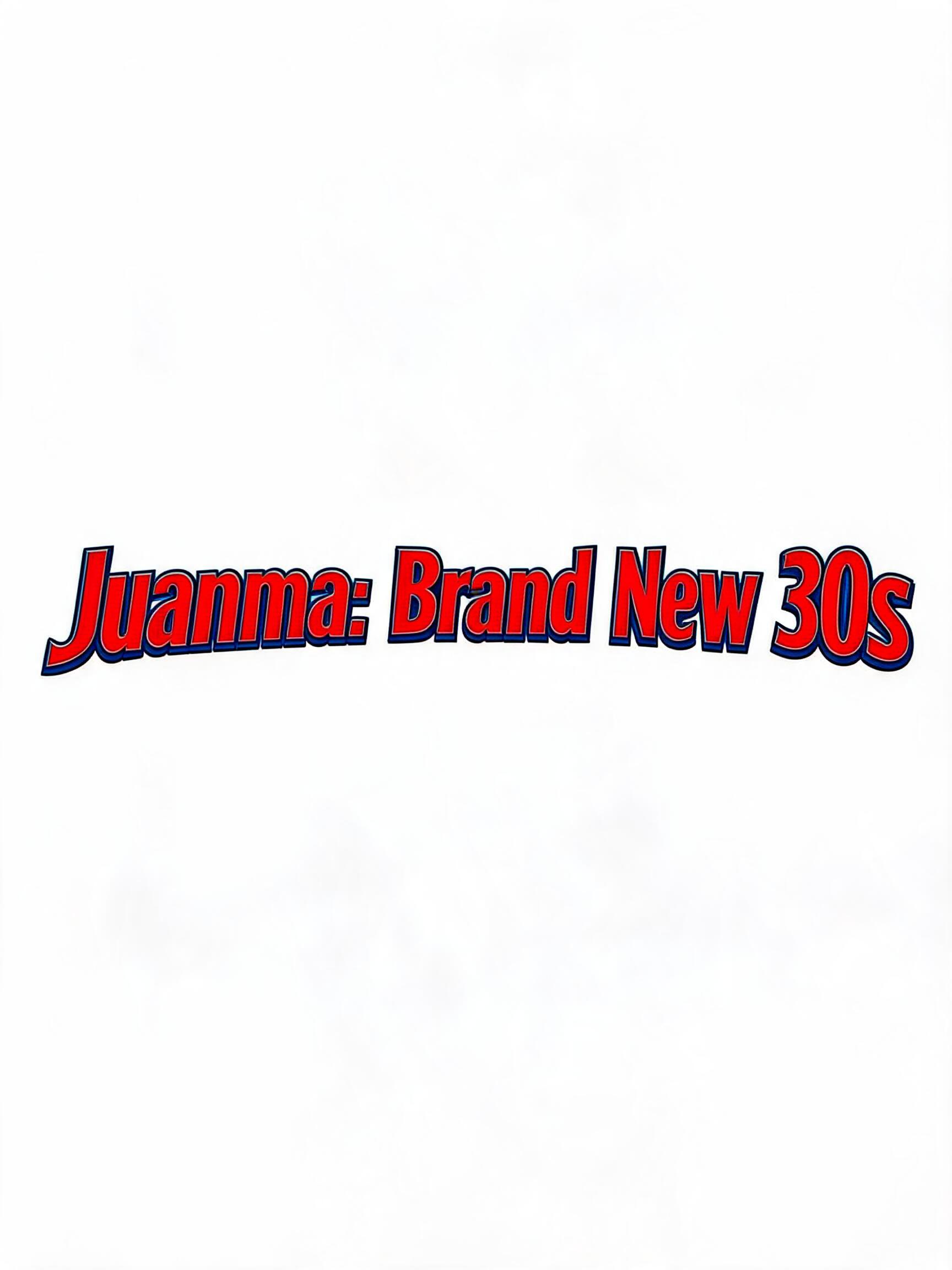 "Juanma: Brand New 30s" — Comic Book | AI Text Effect Generator