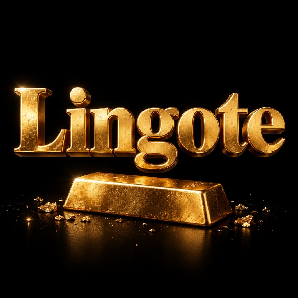 "Lingote" — Luxury Gold | AI Text Effect Generator