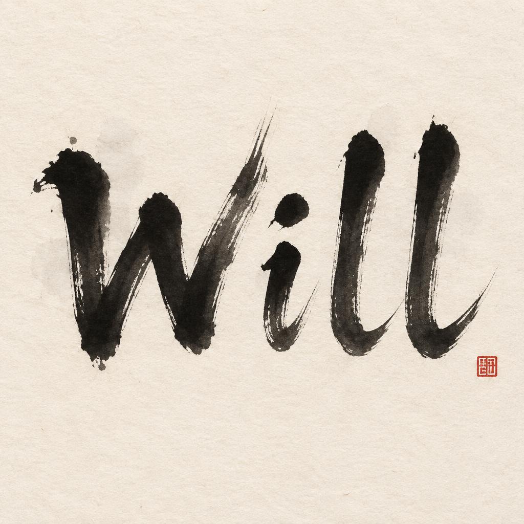"Will" — Brush Japanese Ink | AI Text Effect Generator