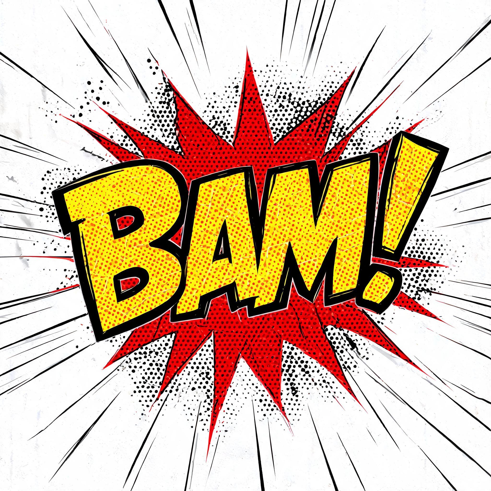 "BAM!" — Comic Book | AI Text Effect Generator