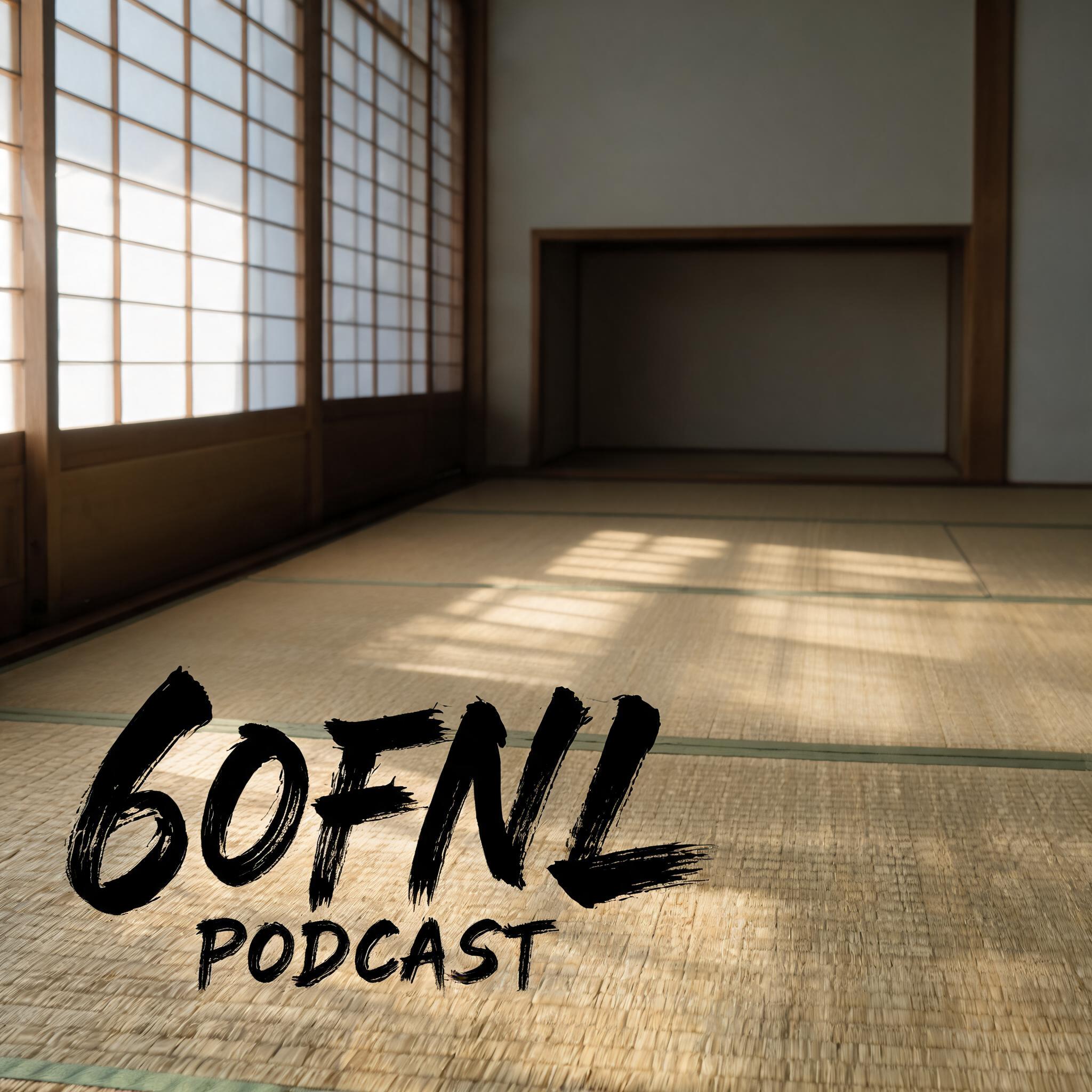 "60FNL  PODCAST" — Brush Japanese Ink | AI Text Effect Generator