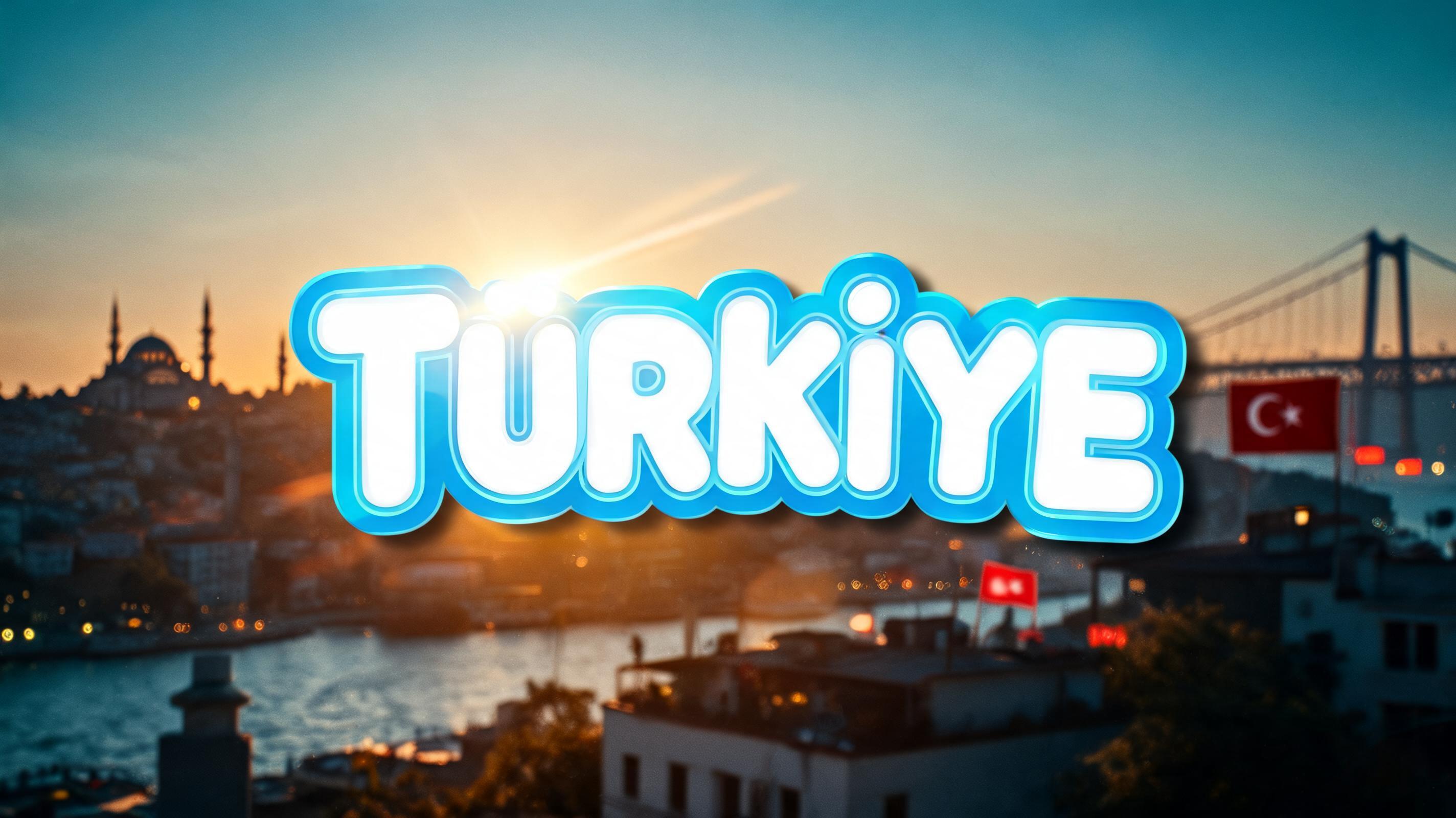 "TÜRKİYE" — Cinematic Youtube Creator | AI Text Effect Generator