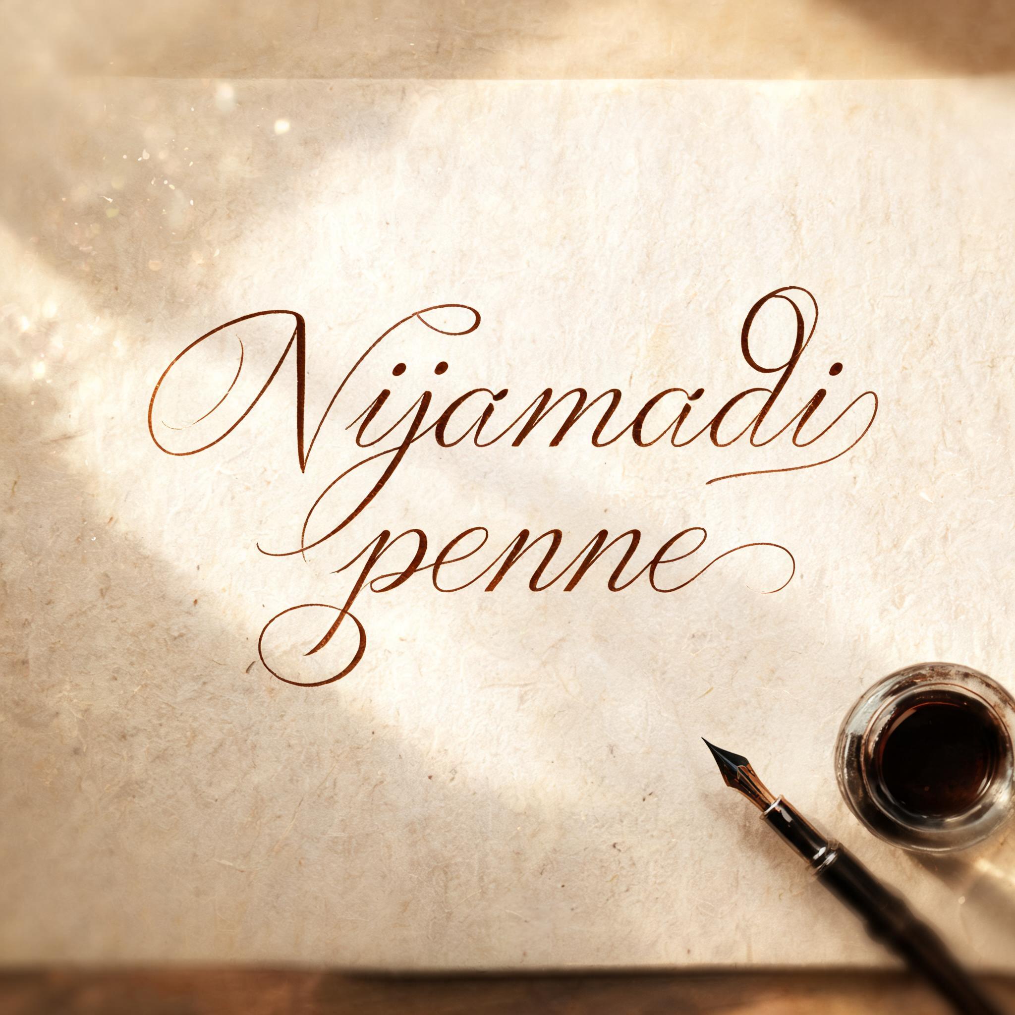 "Nijamadi penne 
" — Handwritten Script | AI Text Effect Generator