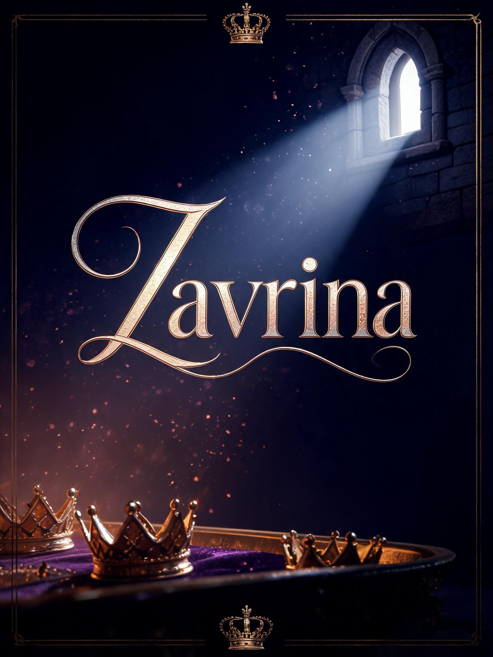 "Zavrina" — Fairy Tale | AI Text Effect Generator