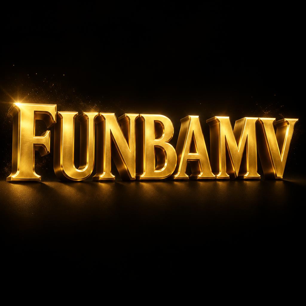 "FUNBAMV" — 3d Bold Gold | AI Text Effect Generator
