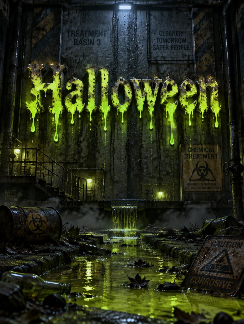 "Halloween" —  | AI Text Effect Generator