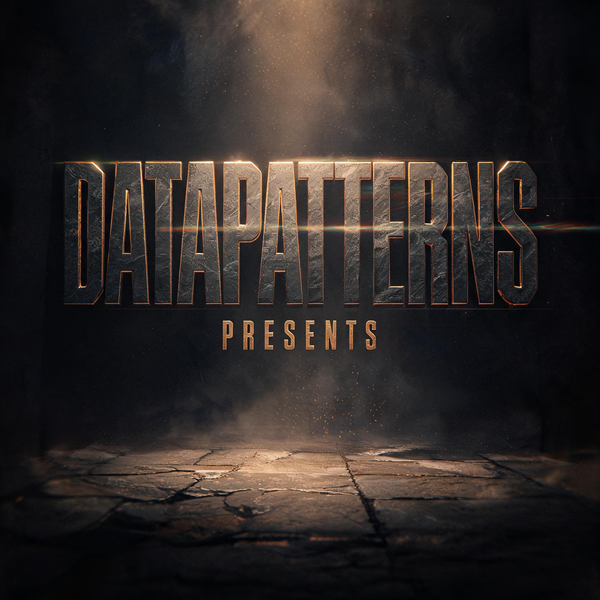 "DATAPATTERNS 
PRESENTS " — Cinematic | AI Text Effect Generator