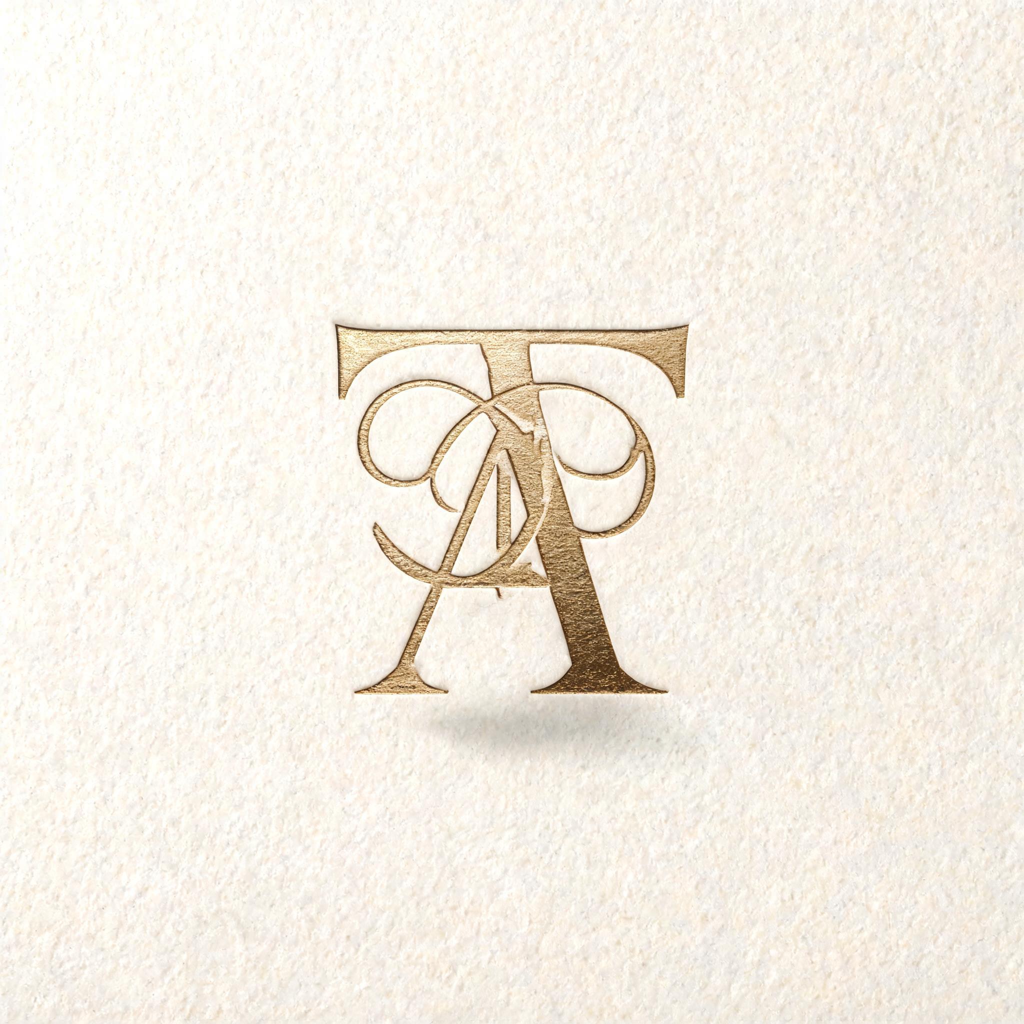 "A T" — Elegant Script | AI Text Effect Generator