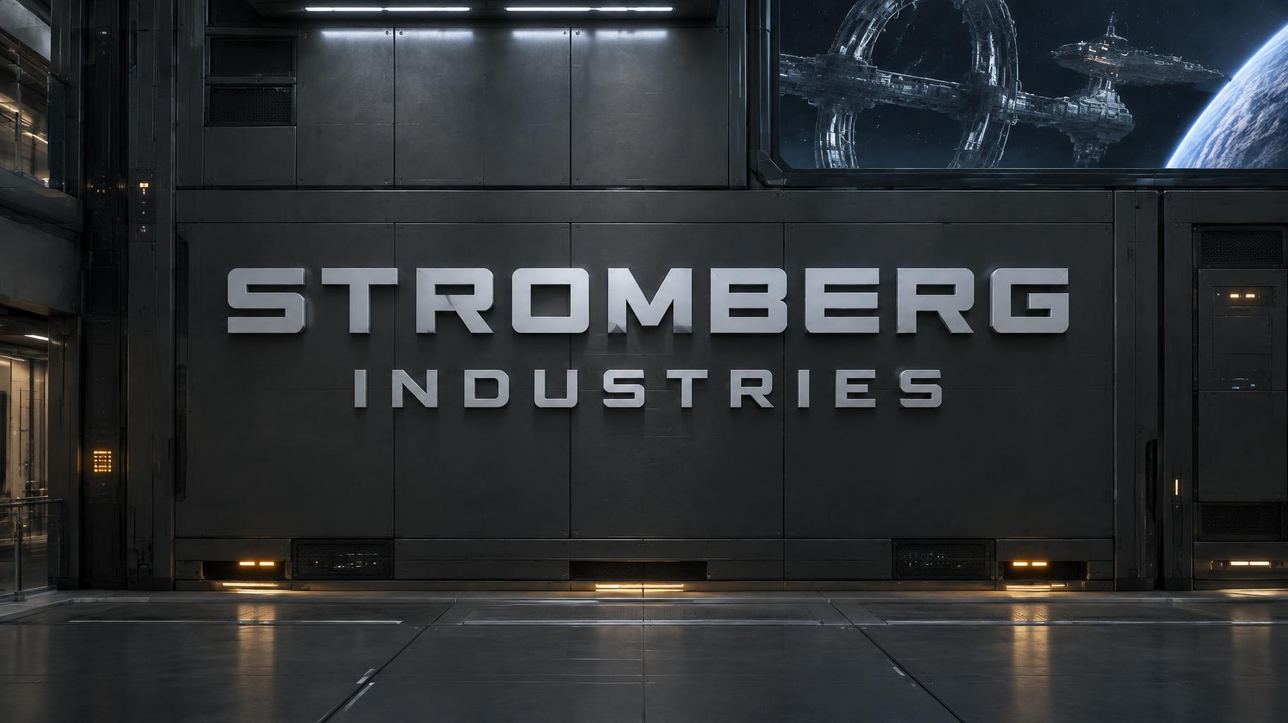 "STROMBERG INDUSTRIES" —  | AI Text Effect Generator