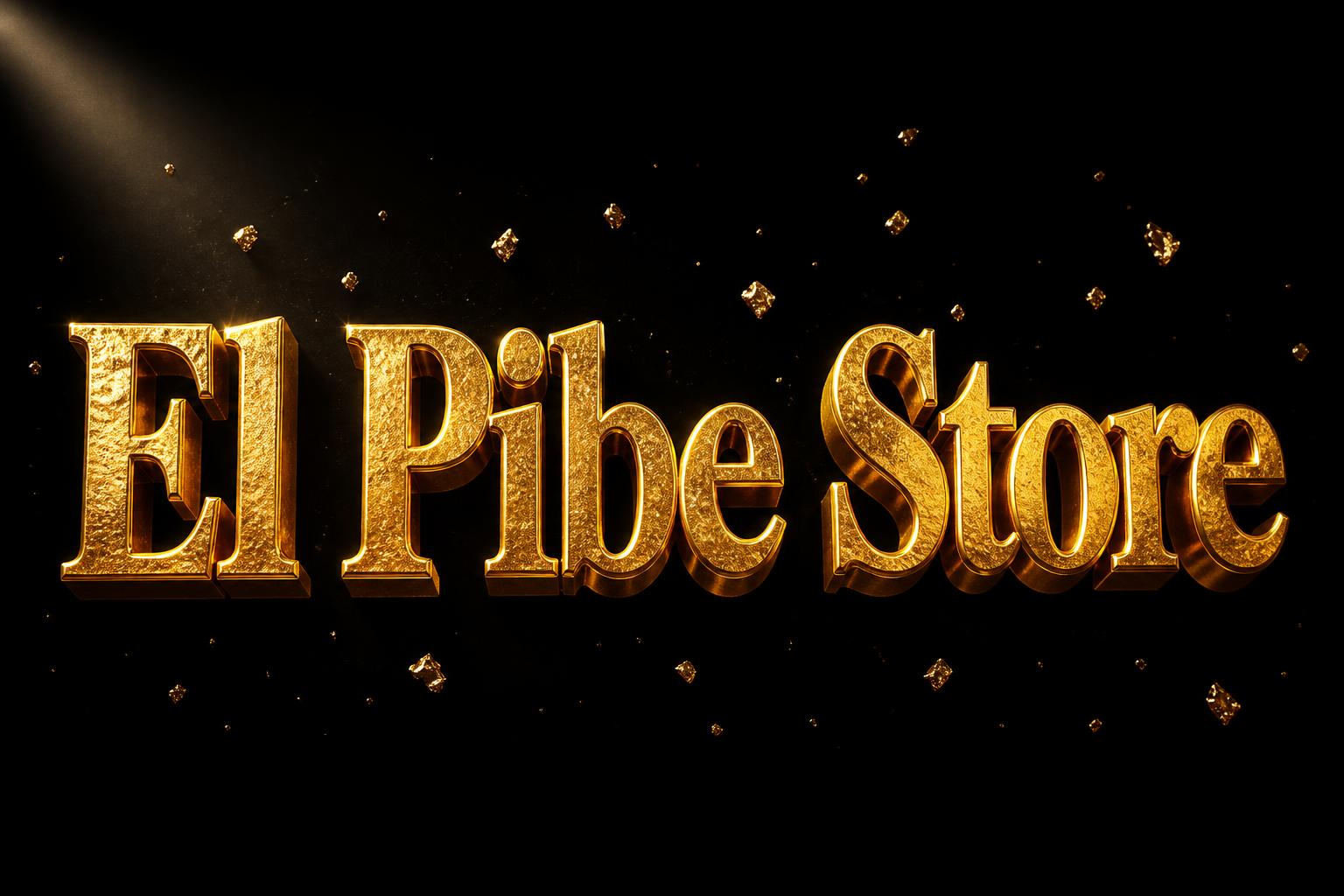 "El Pibe Store" — Luxury Gold | AI Text Effect Generator