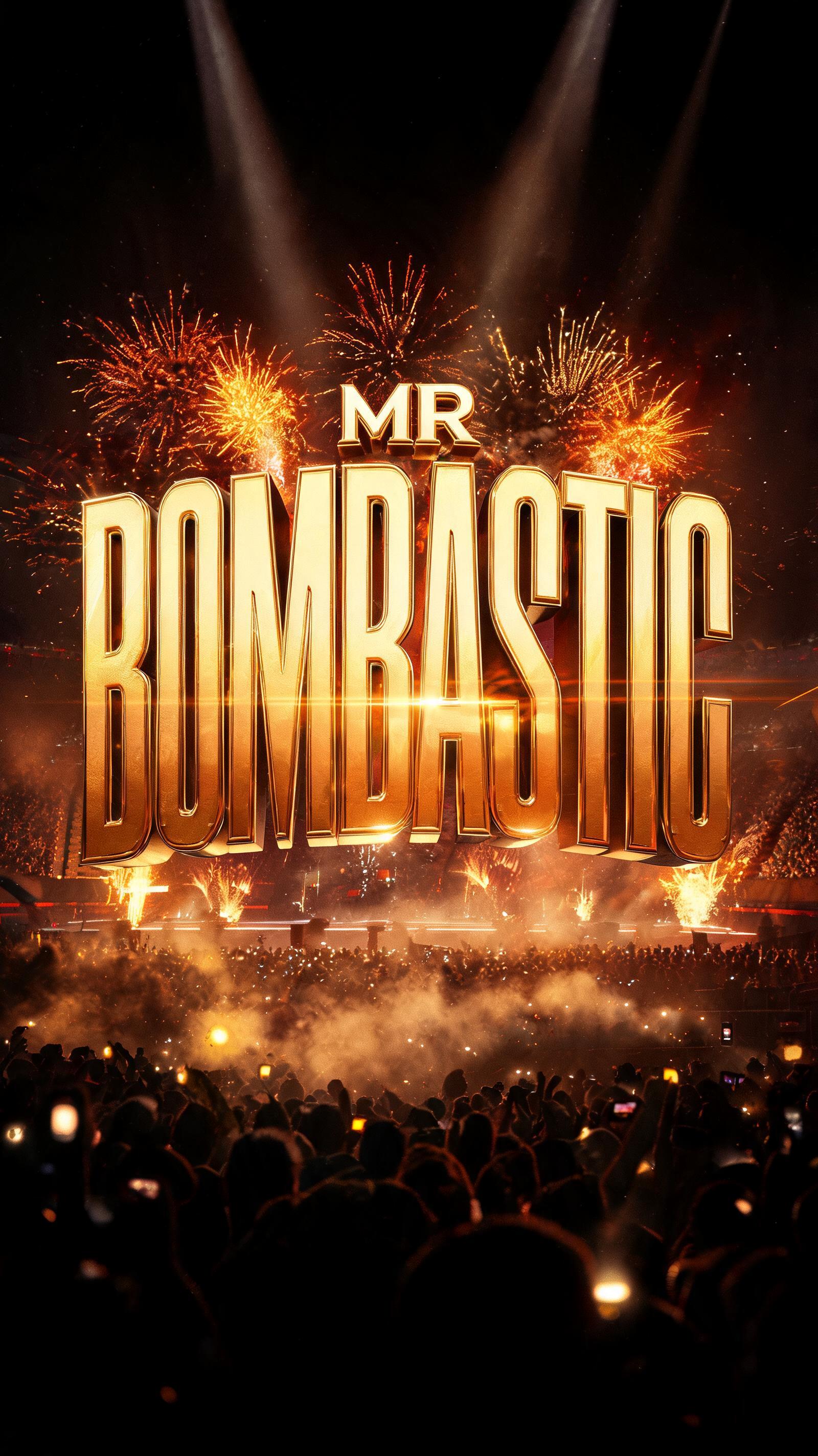 "MR Bombastic" — Cinematic | AI Text Effect Generator