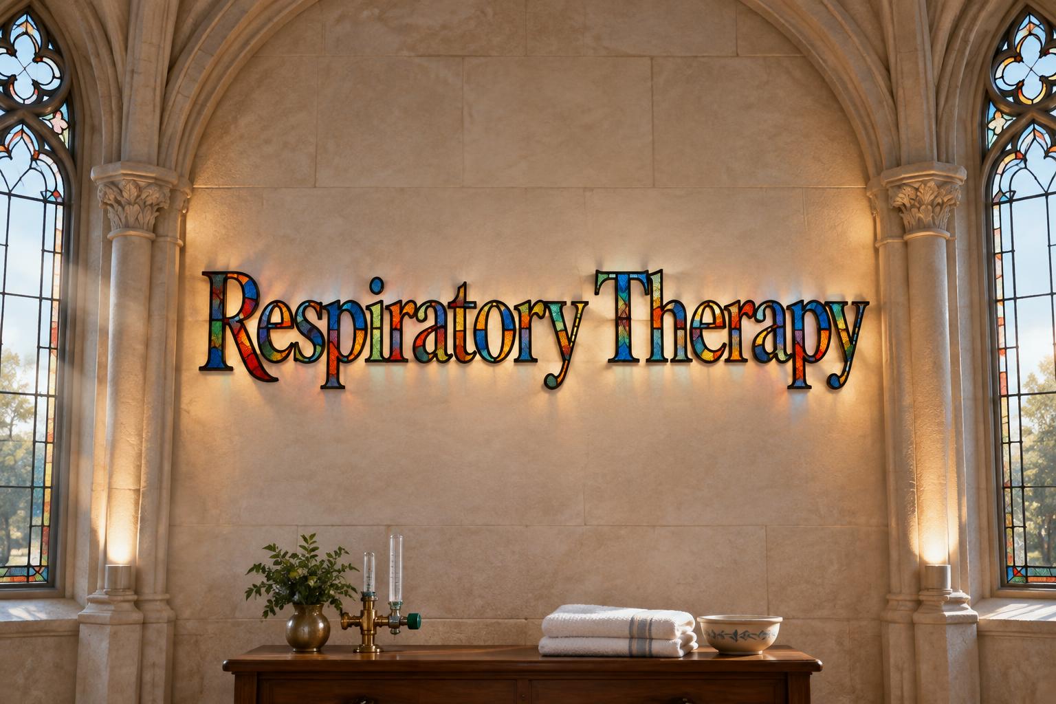 "Respiratory Therapy" —  | AI Text Effect Generator