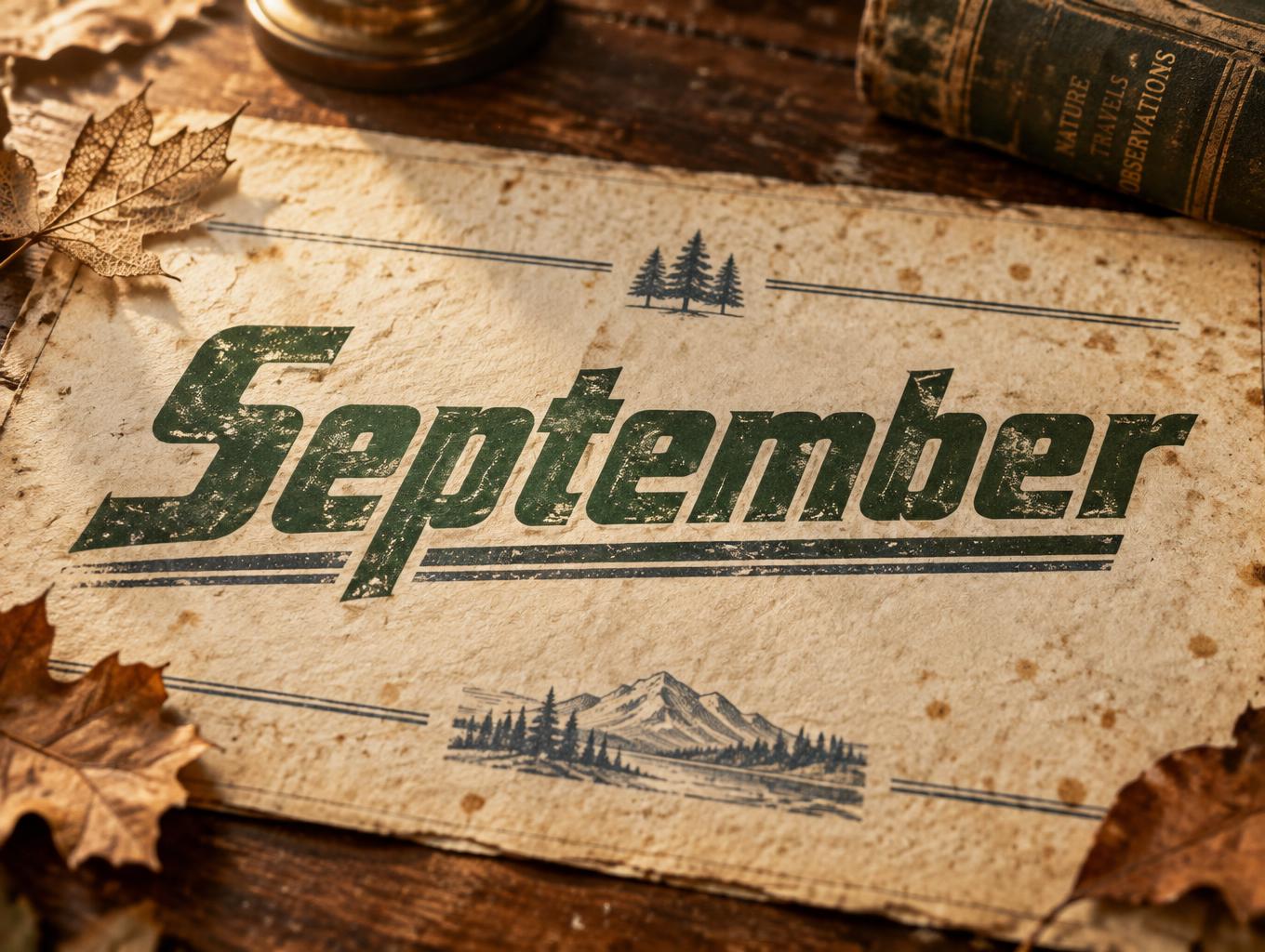 "September" — Vintage | AI Text Effect Generator