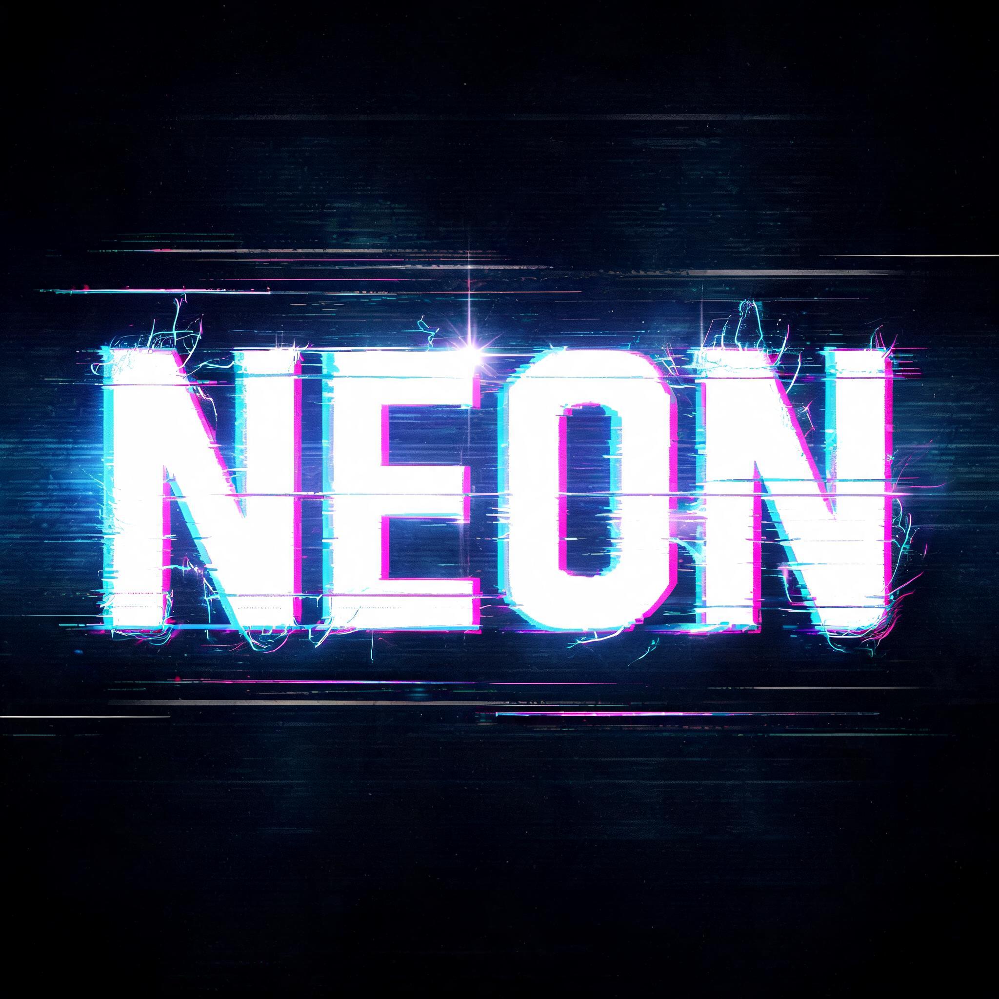 "NEON" — Cyberpunk | AI Text Effect Generator