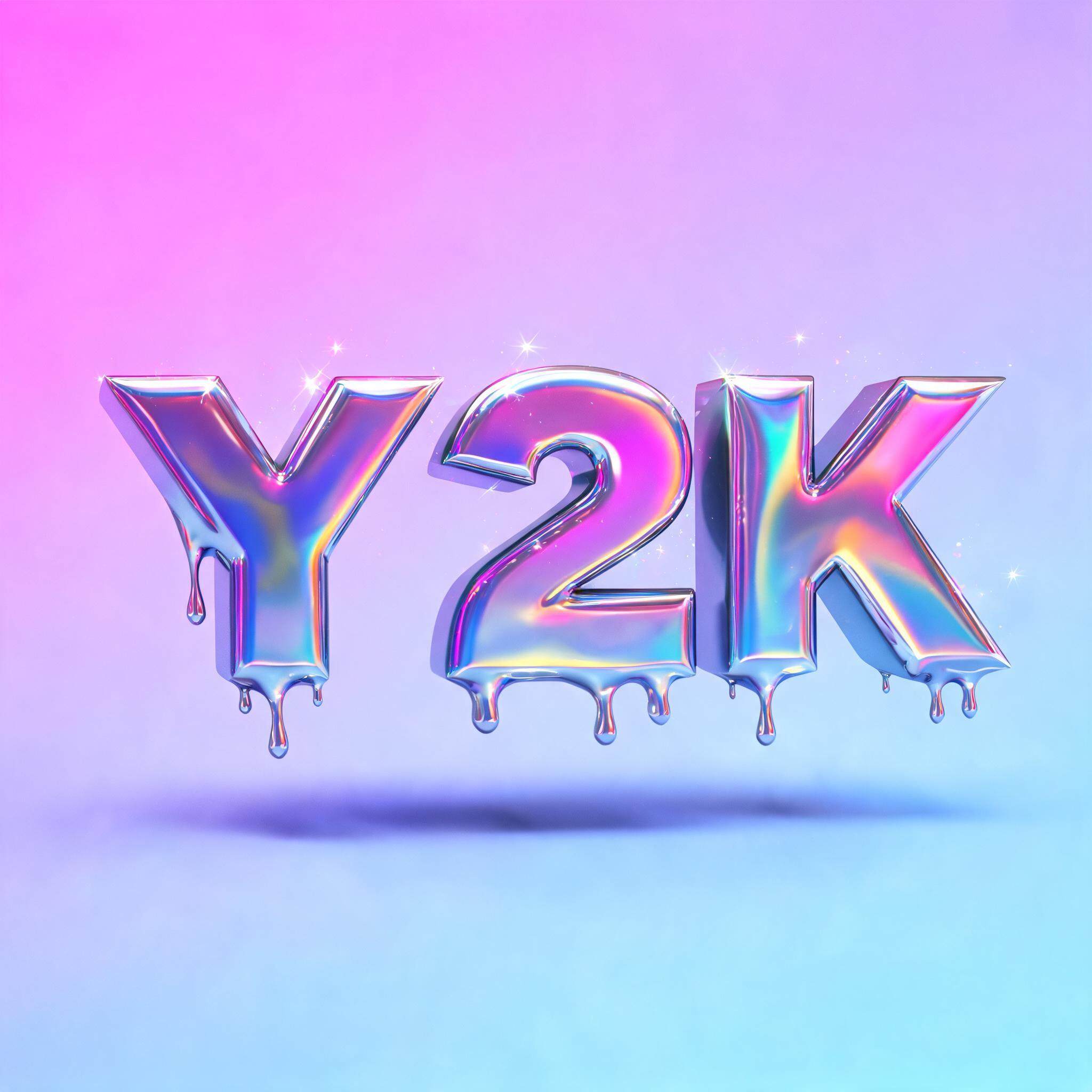 "Y2K" — Y2k Liquid | AI Text Effect Generator