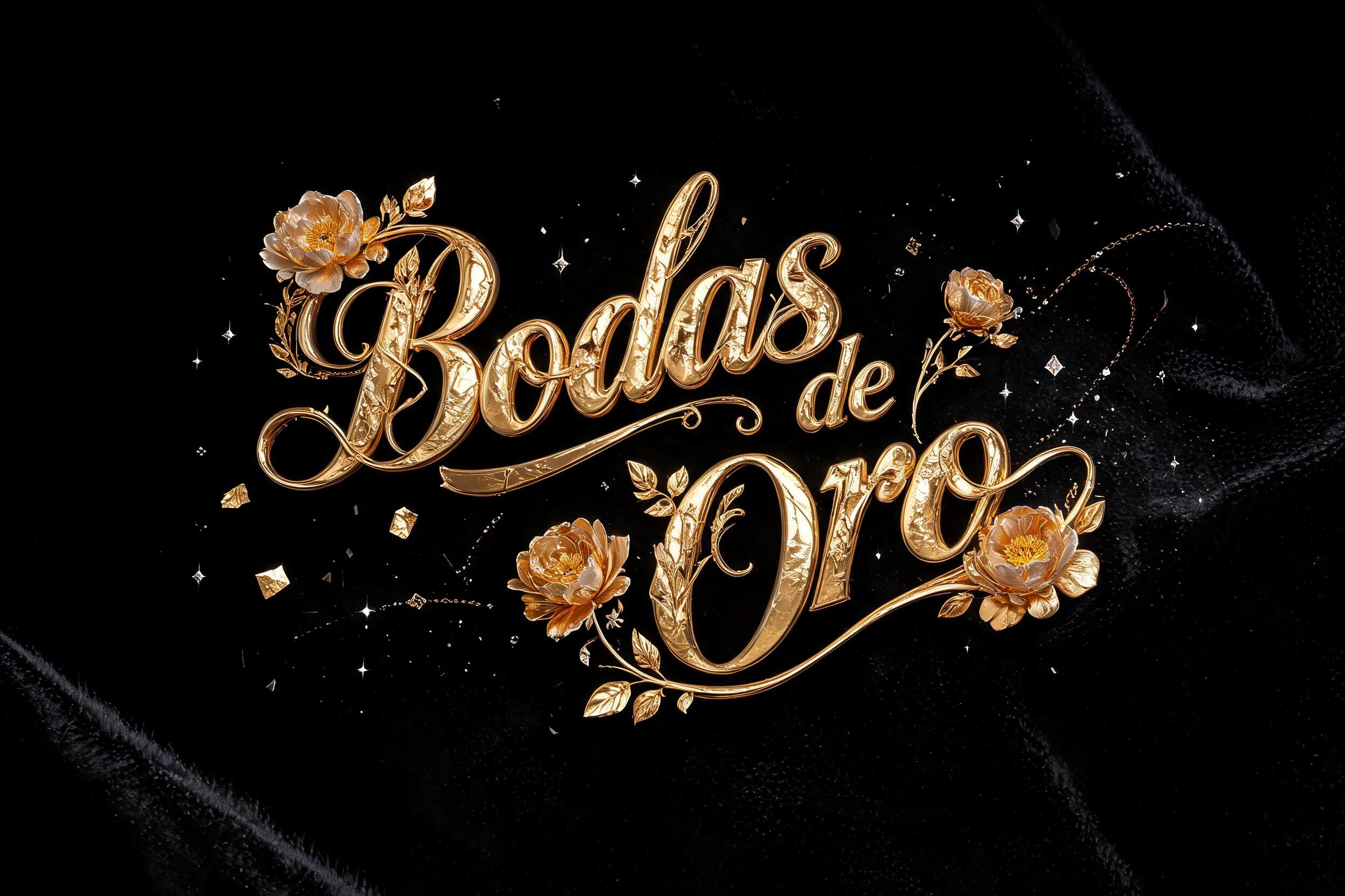 "Bodas de Oro" — Luxury Gold | AI Text Effect Generator