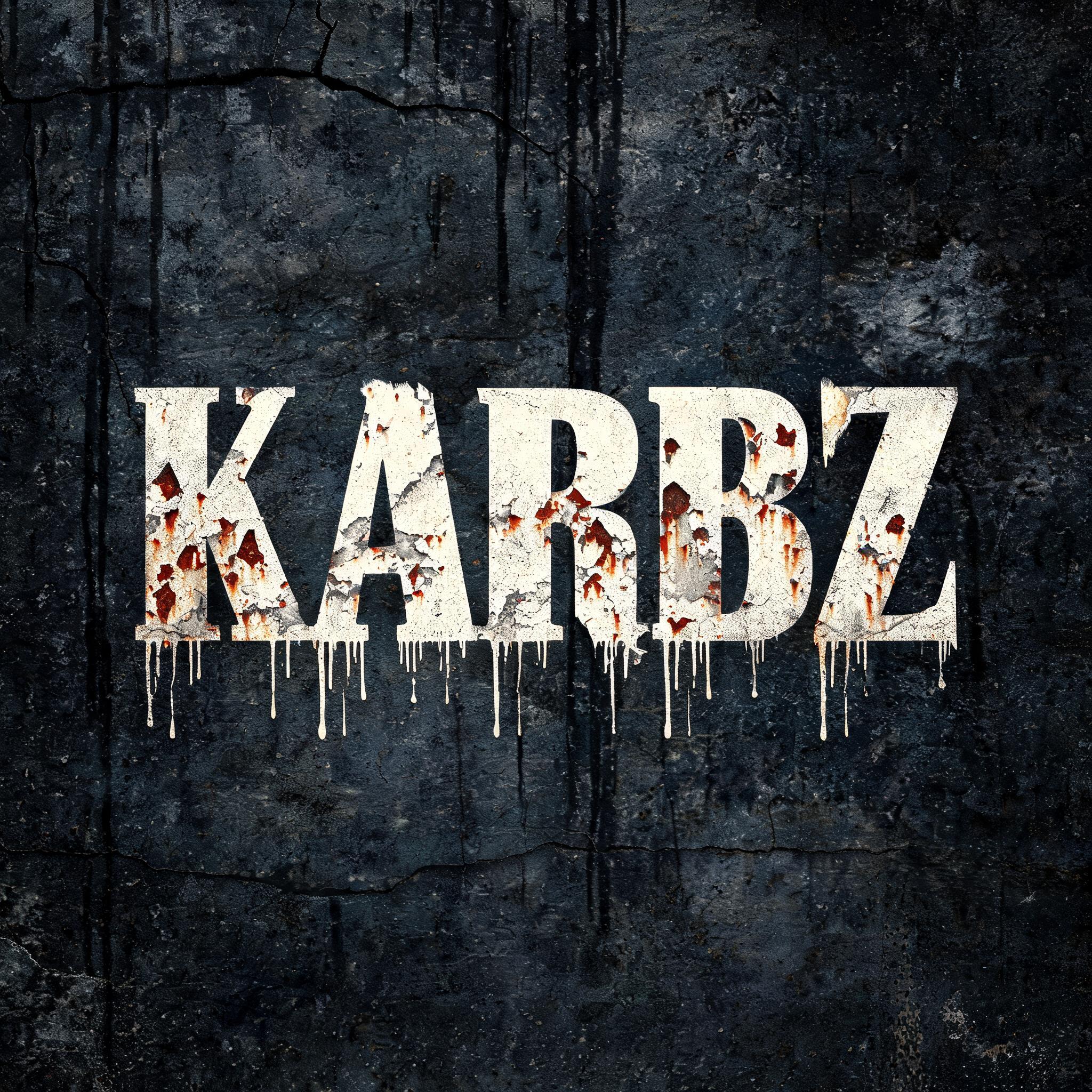 "KARBZ" — Vintage | AI Text Effect Generator
