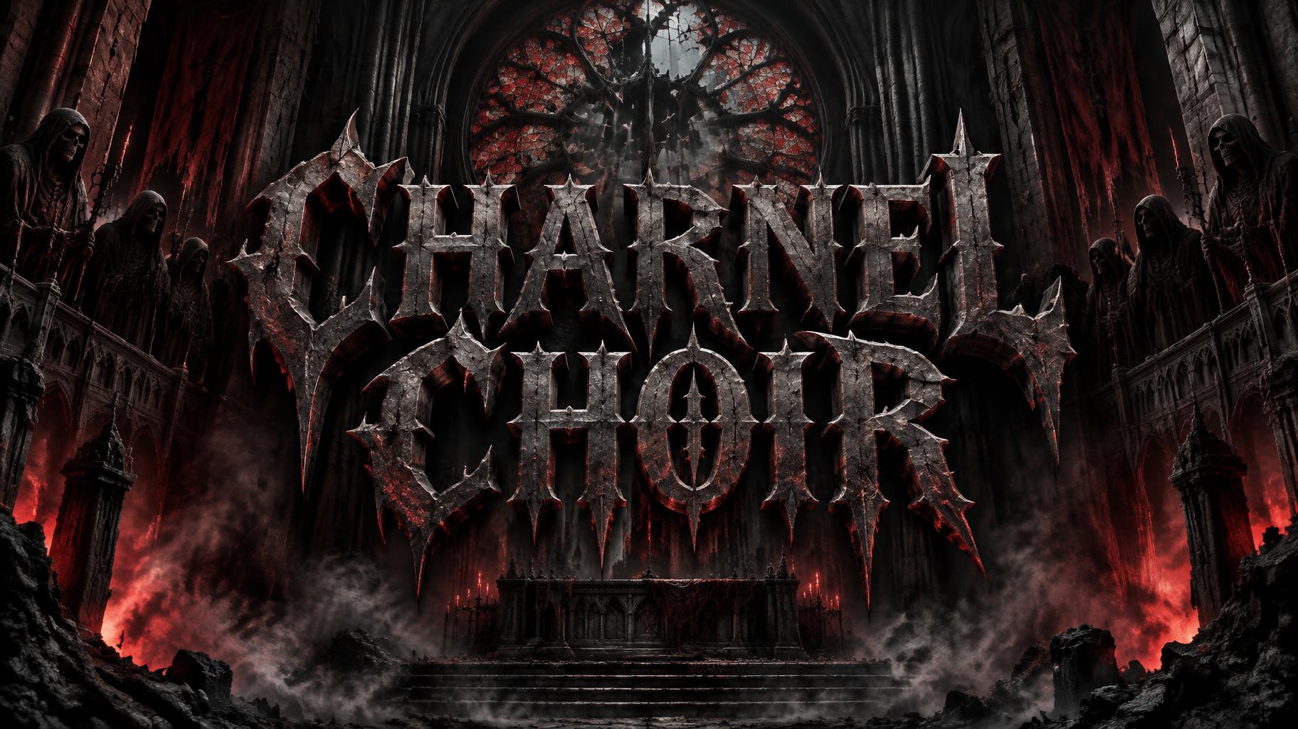"CHARNEL CHOIR" — CathéDrale De ScèNe | AI Text Effect Generator