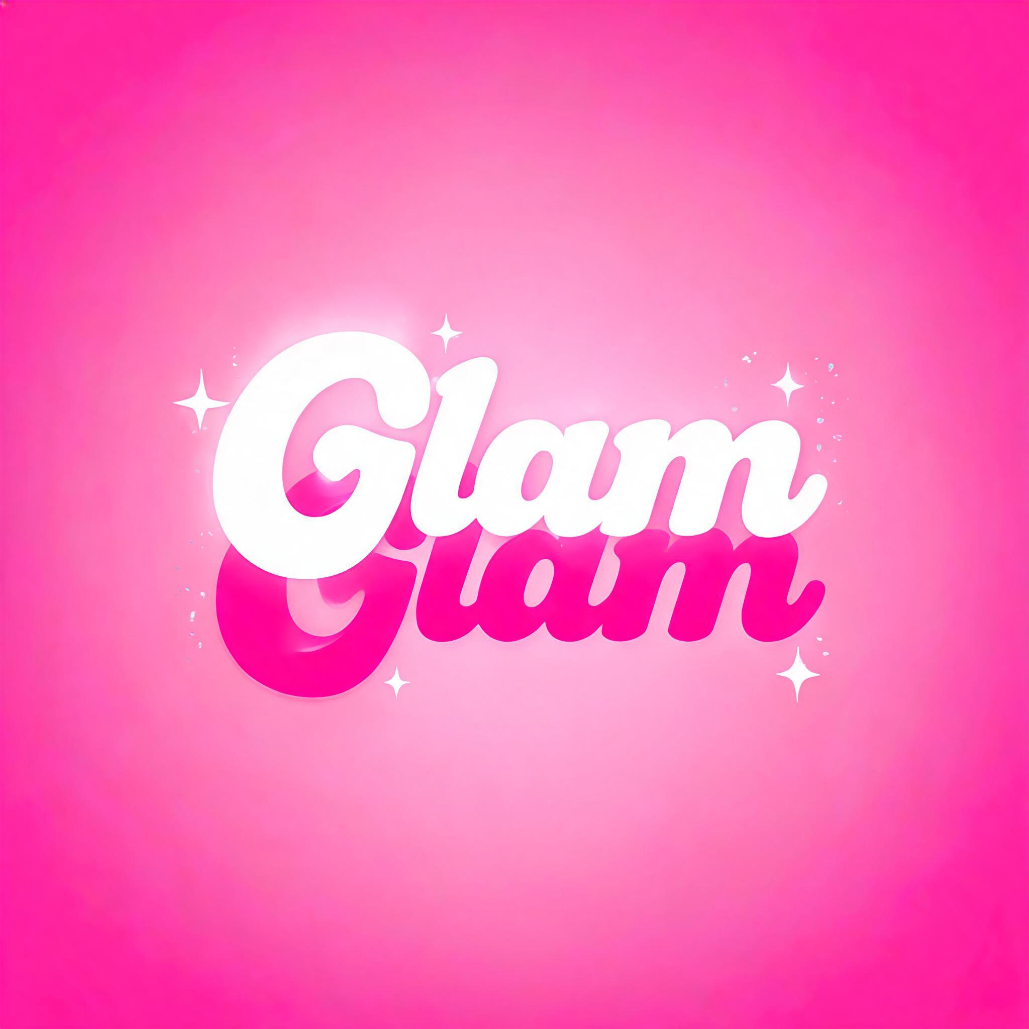 "Glam" — Barbie | AI Text Effect Generator