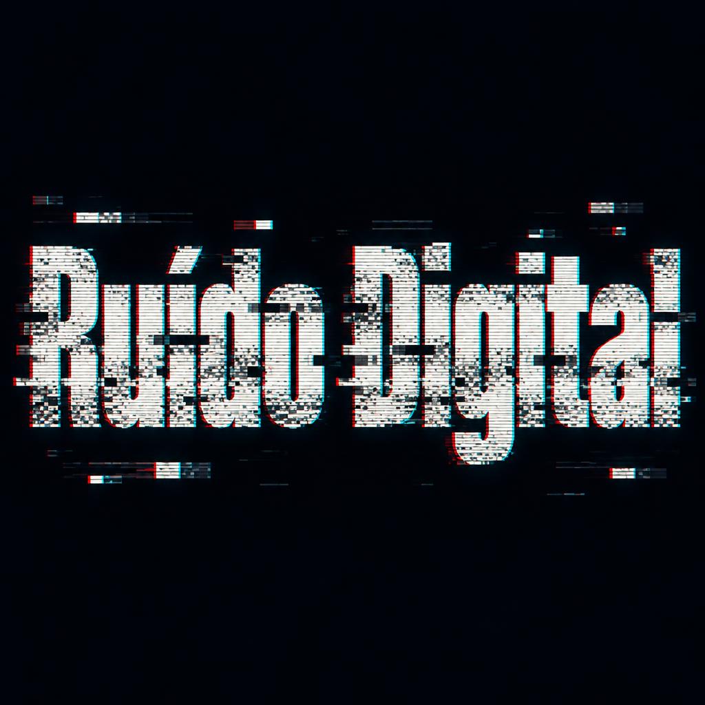 "Ruído Digital" — Glitch | AI Text Effect Generator