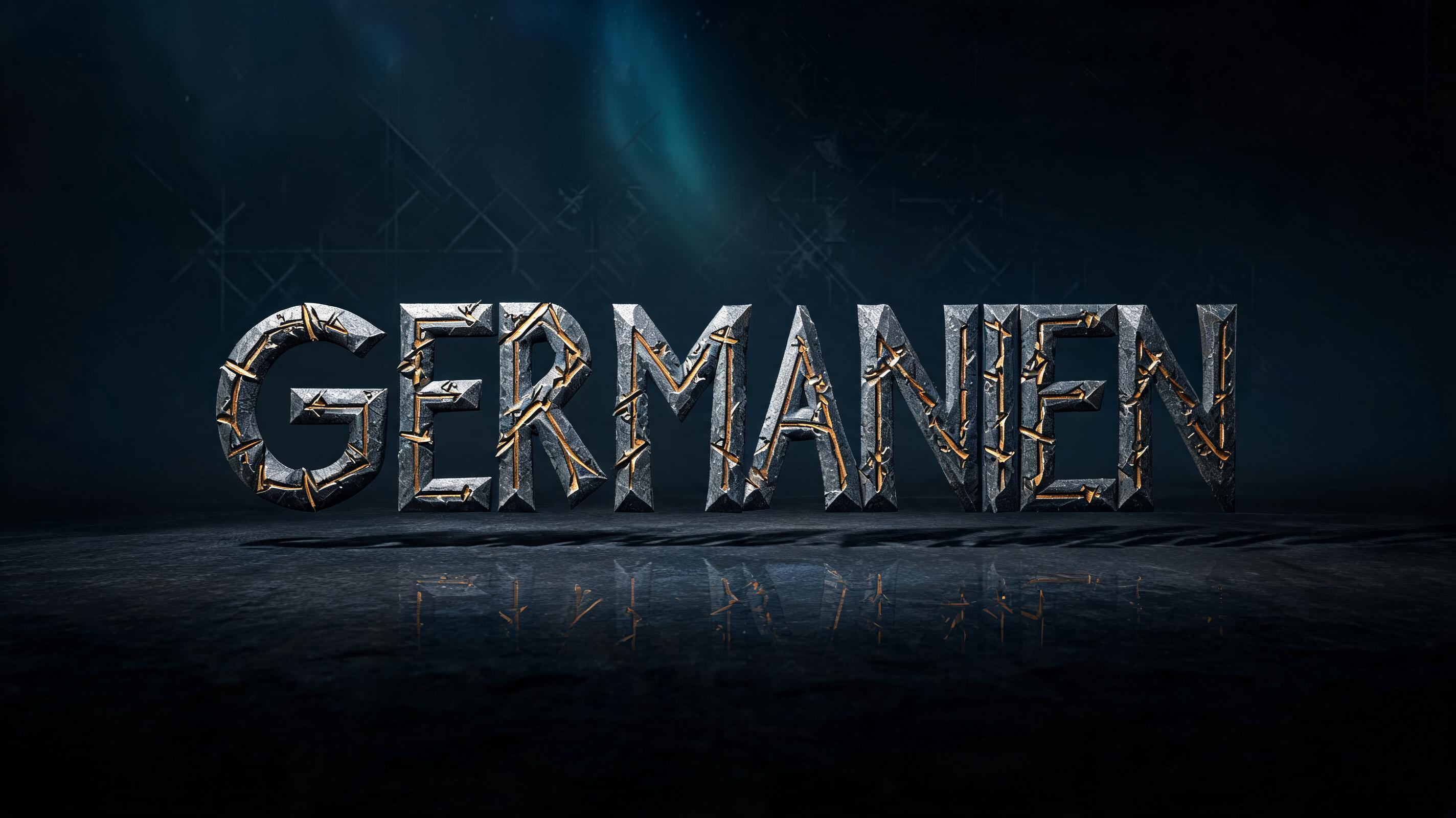 "germanien" — Viking Runic | AI Text Effect Generator