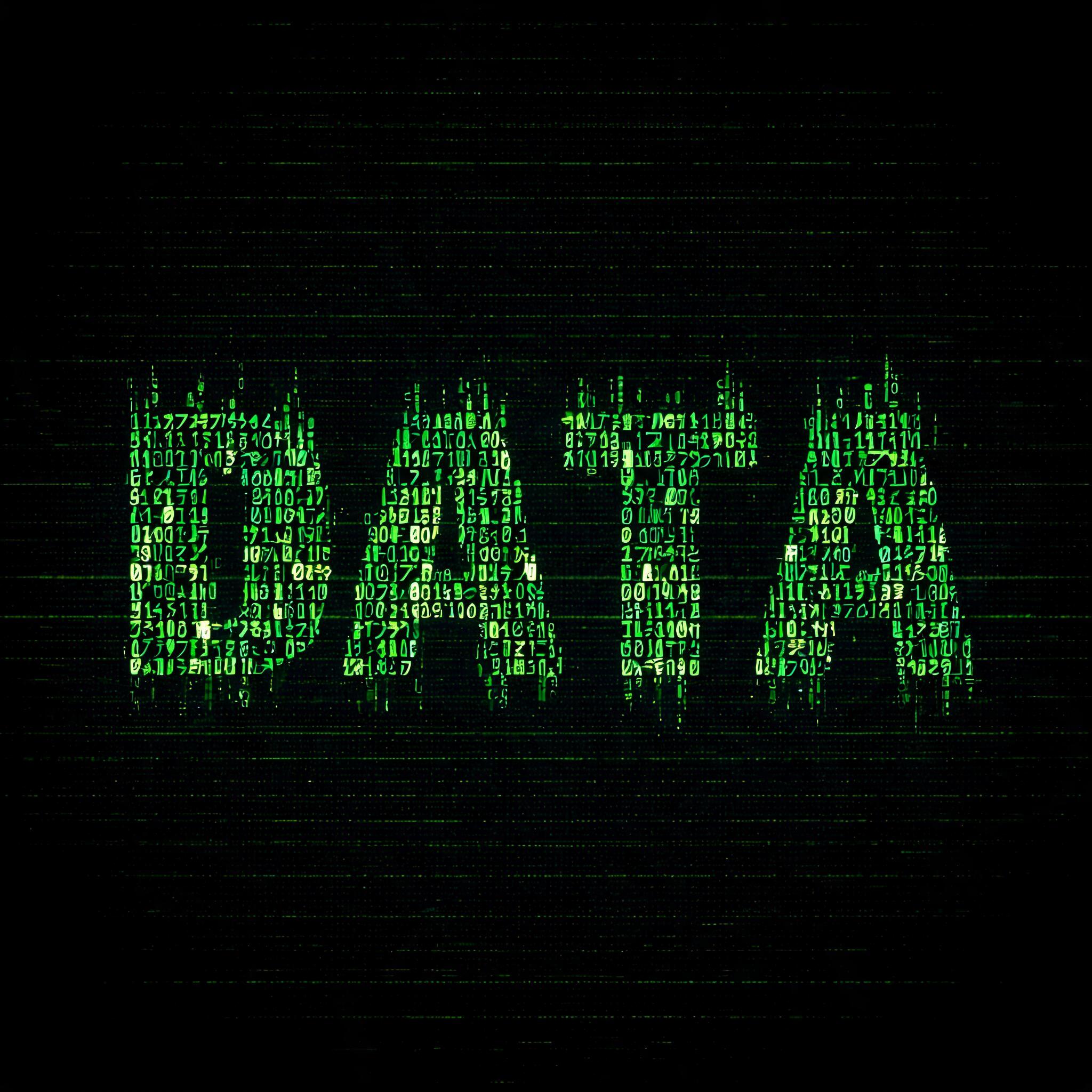 "DATA" — Cyberpunk Data Stream | AI Text Effect Generator