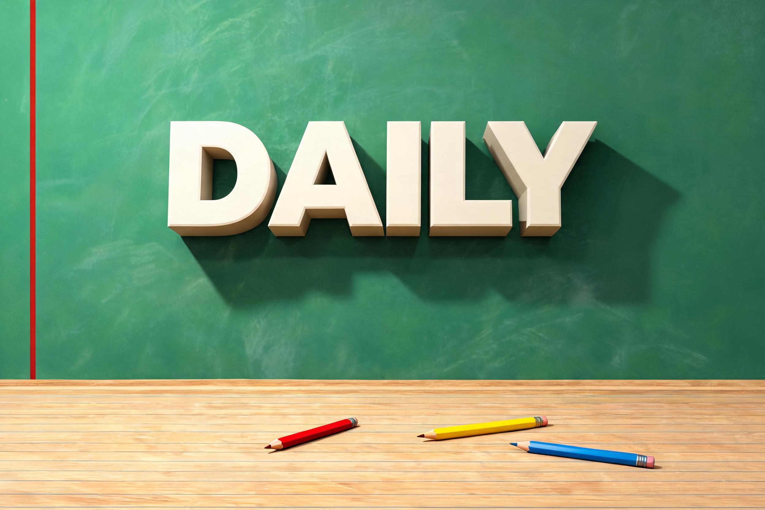 "DAILY" —  | AI Text Effect Generator