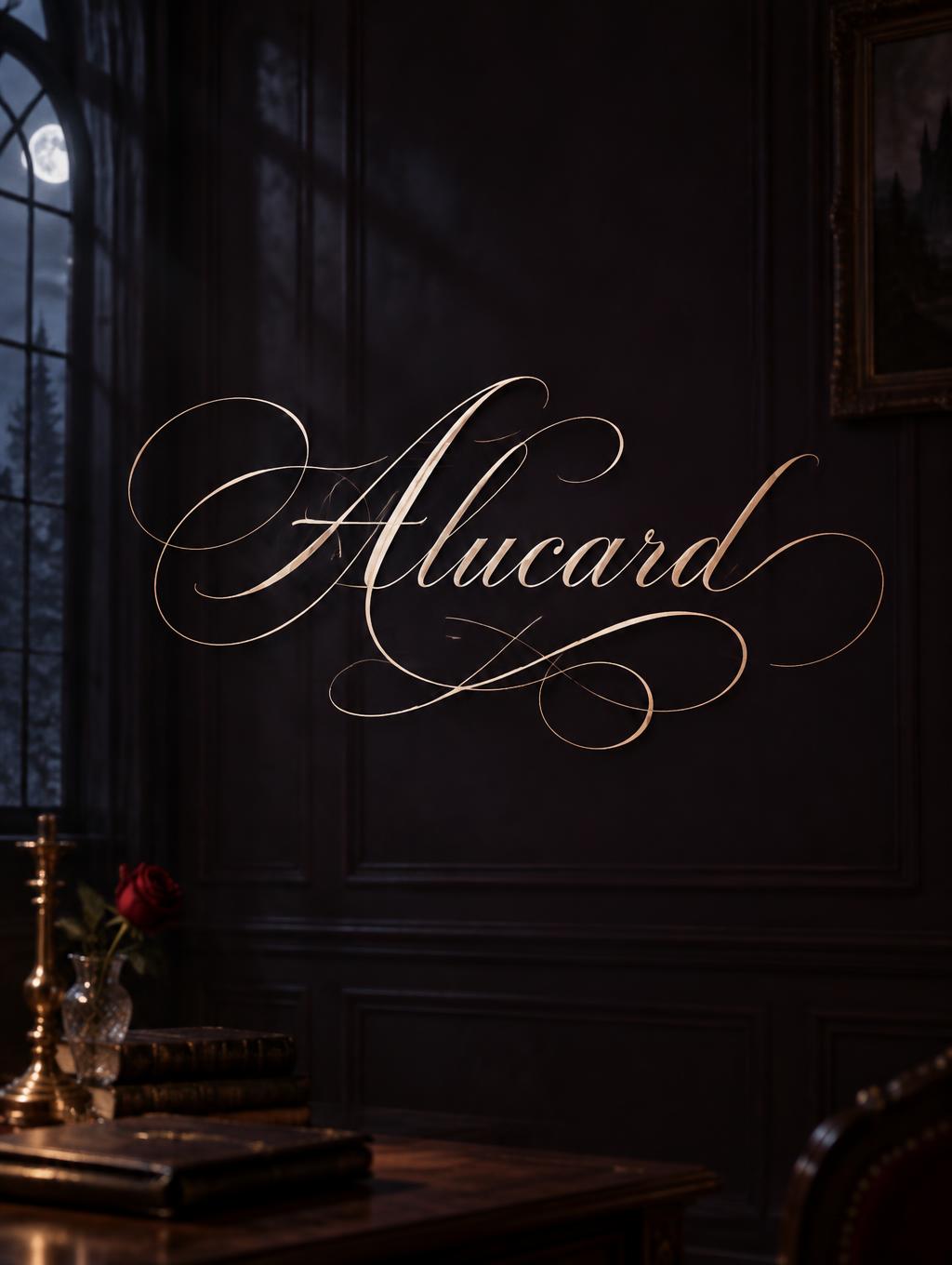 "Alucard" —  | AI Text Effect Generator