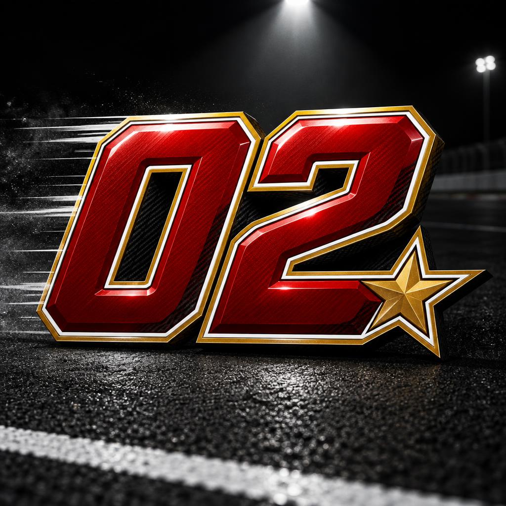 "02" — Racing | AI Text Effect Generator