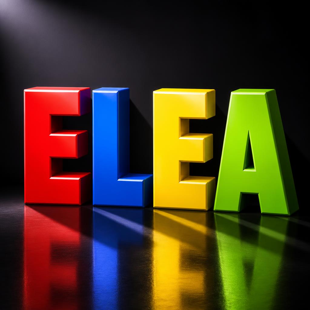 "ELEA" — 3d Bold | AI Text Effect Generator