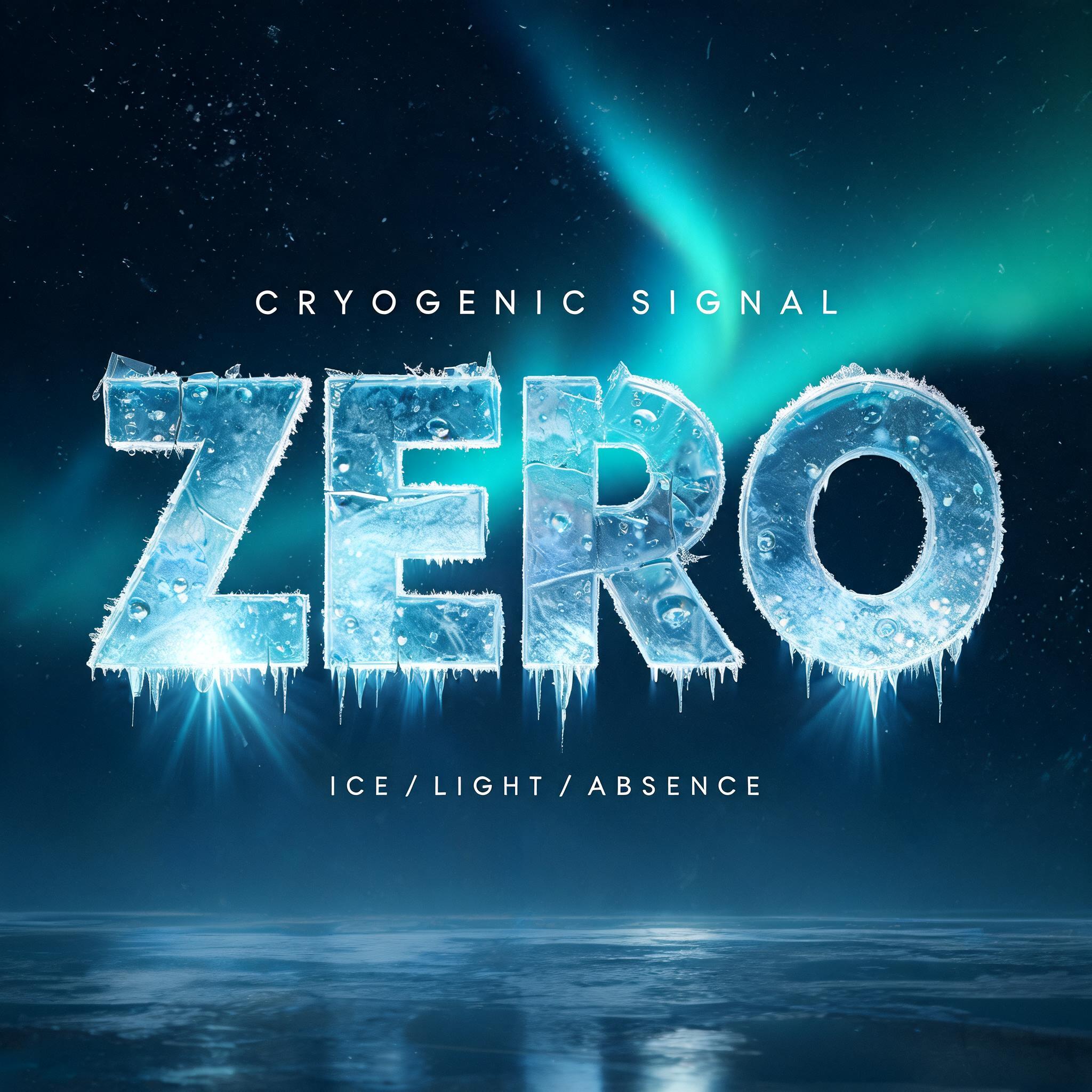 "Make me letters frozen in solid ice that say ZERO with sharp edges" — Glass Frozen | AI Text Effect Generator