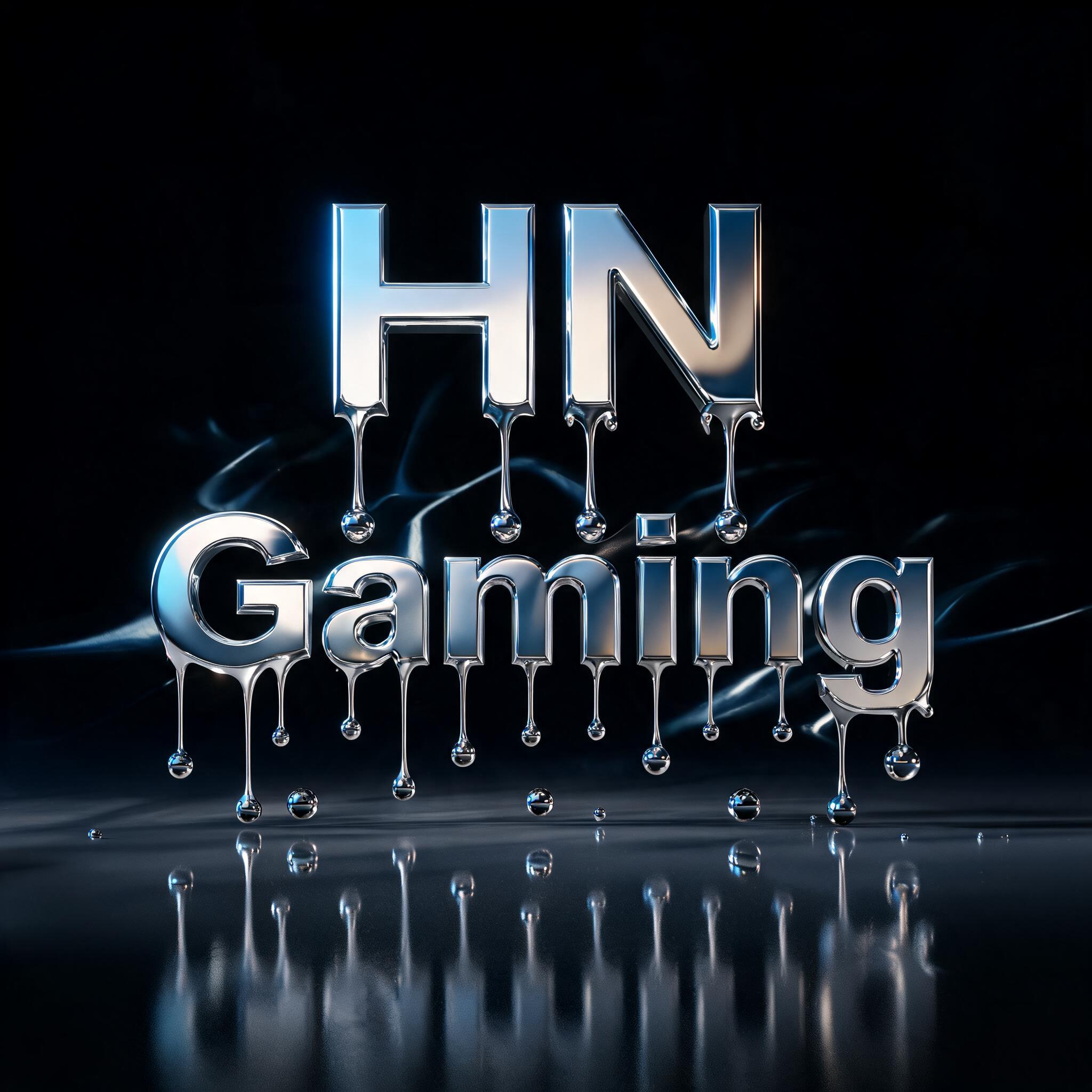 "HN
Gaming" —  | AI Text Effect Generator