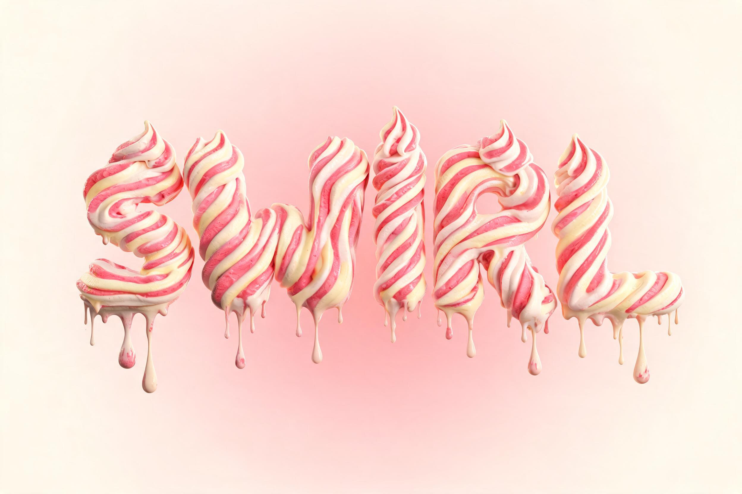 "swirl" — Drip Font Ice | AI Text Effect Generator
