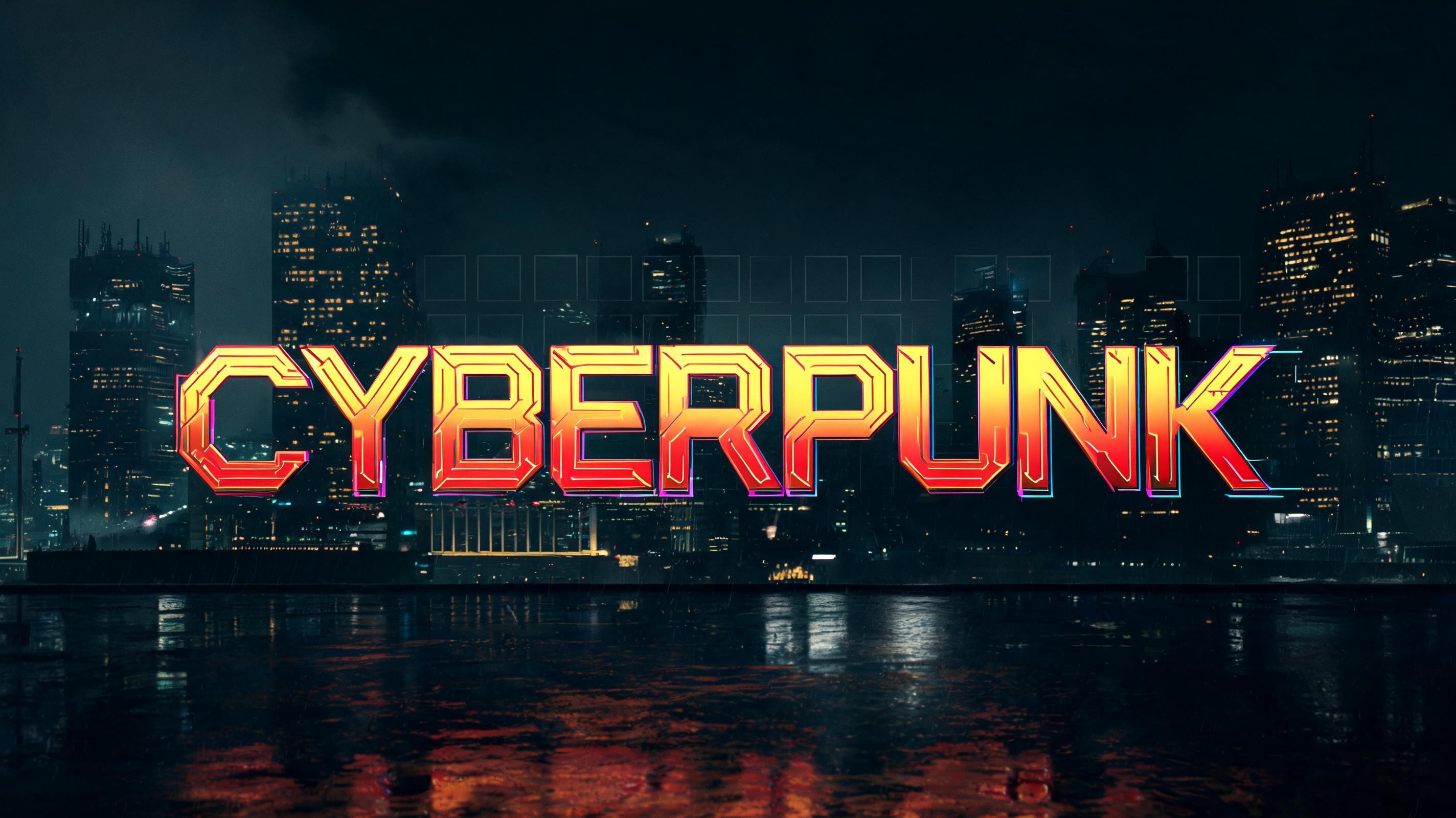 "Cyberpunk" — Cyberpunk 2077 | AI Text Effect Generator