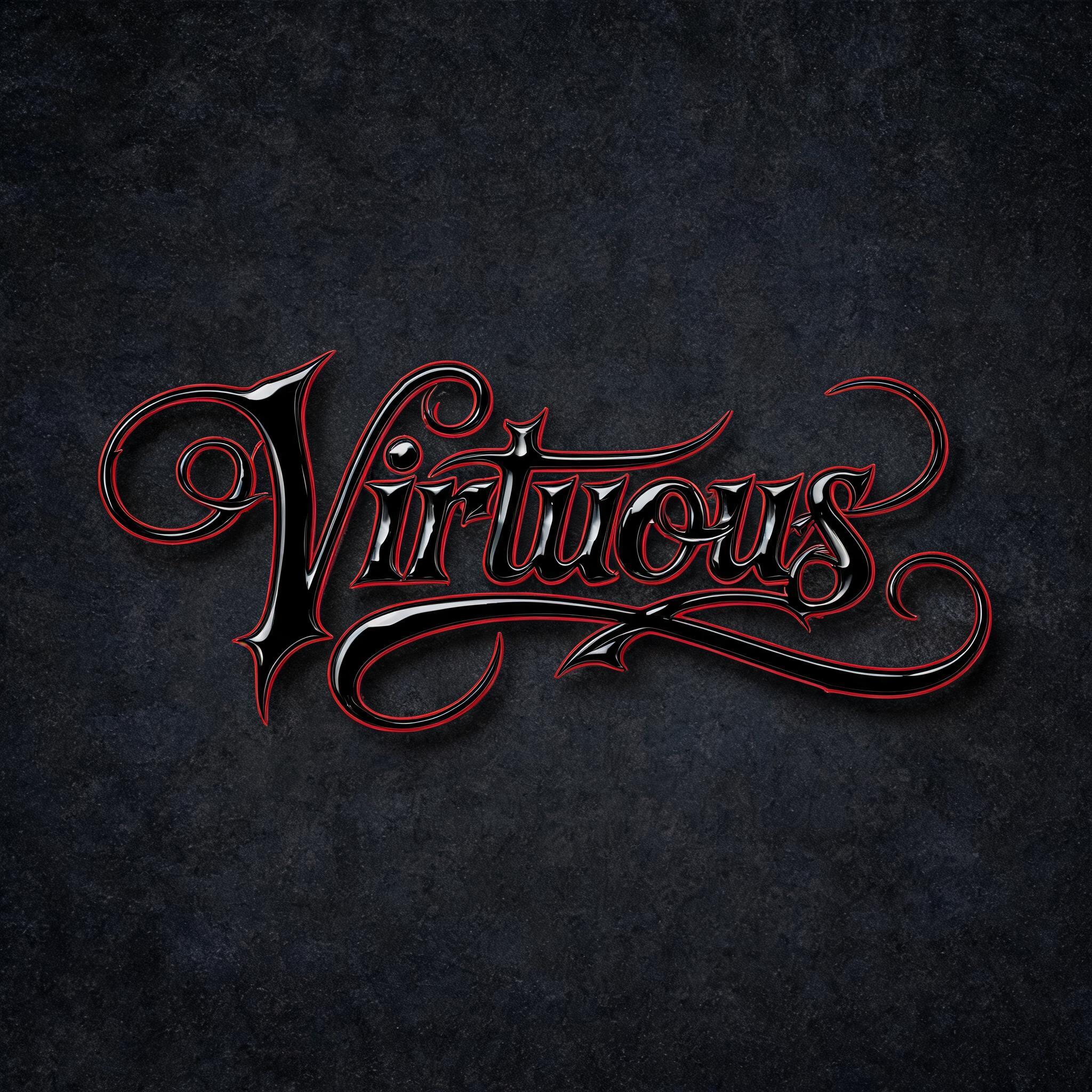 "Virtuous" — Chicano | AI Text Effect Generator