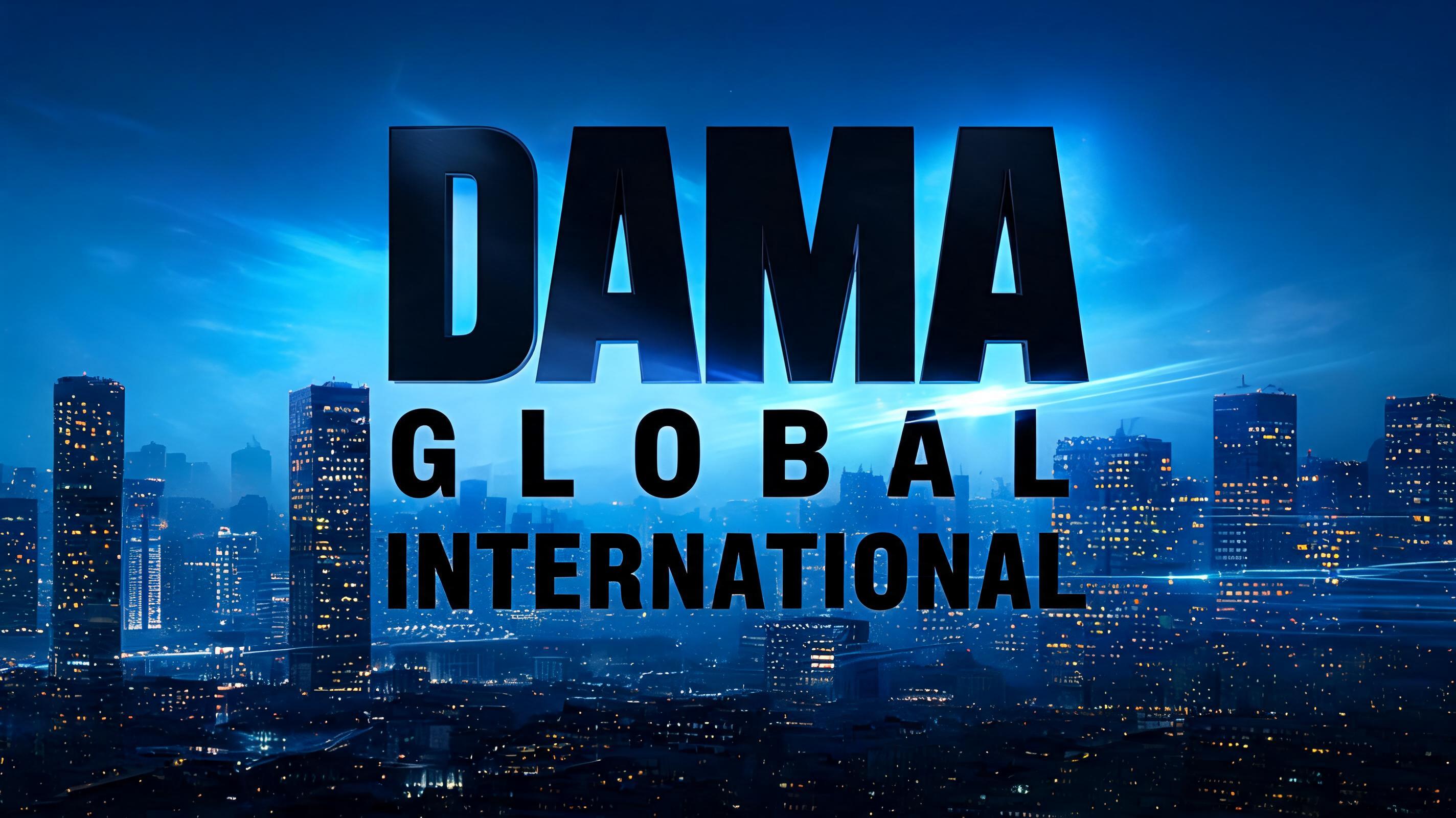 "Dama Global intrernatoinal" — Cinematic | AI Text Effect Generator