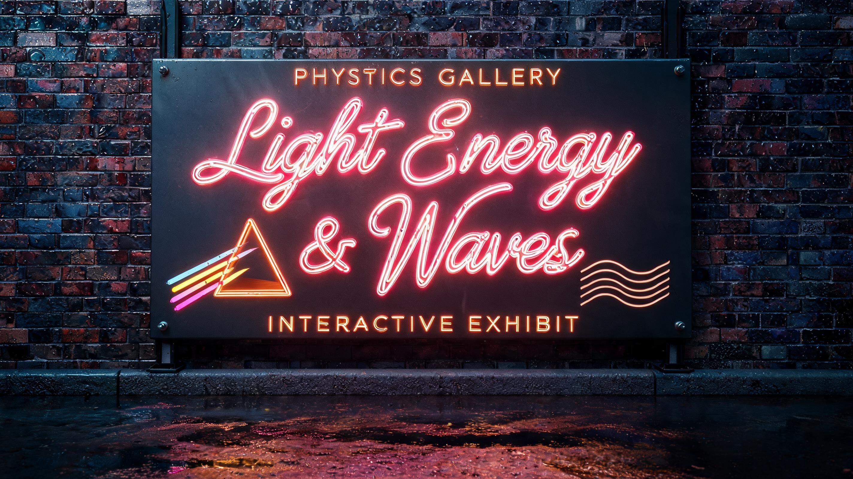 Light Energy
& Waves
PHYSICS GALLERY
INTERACTIVE EXHIBIT